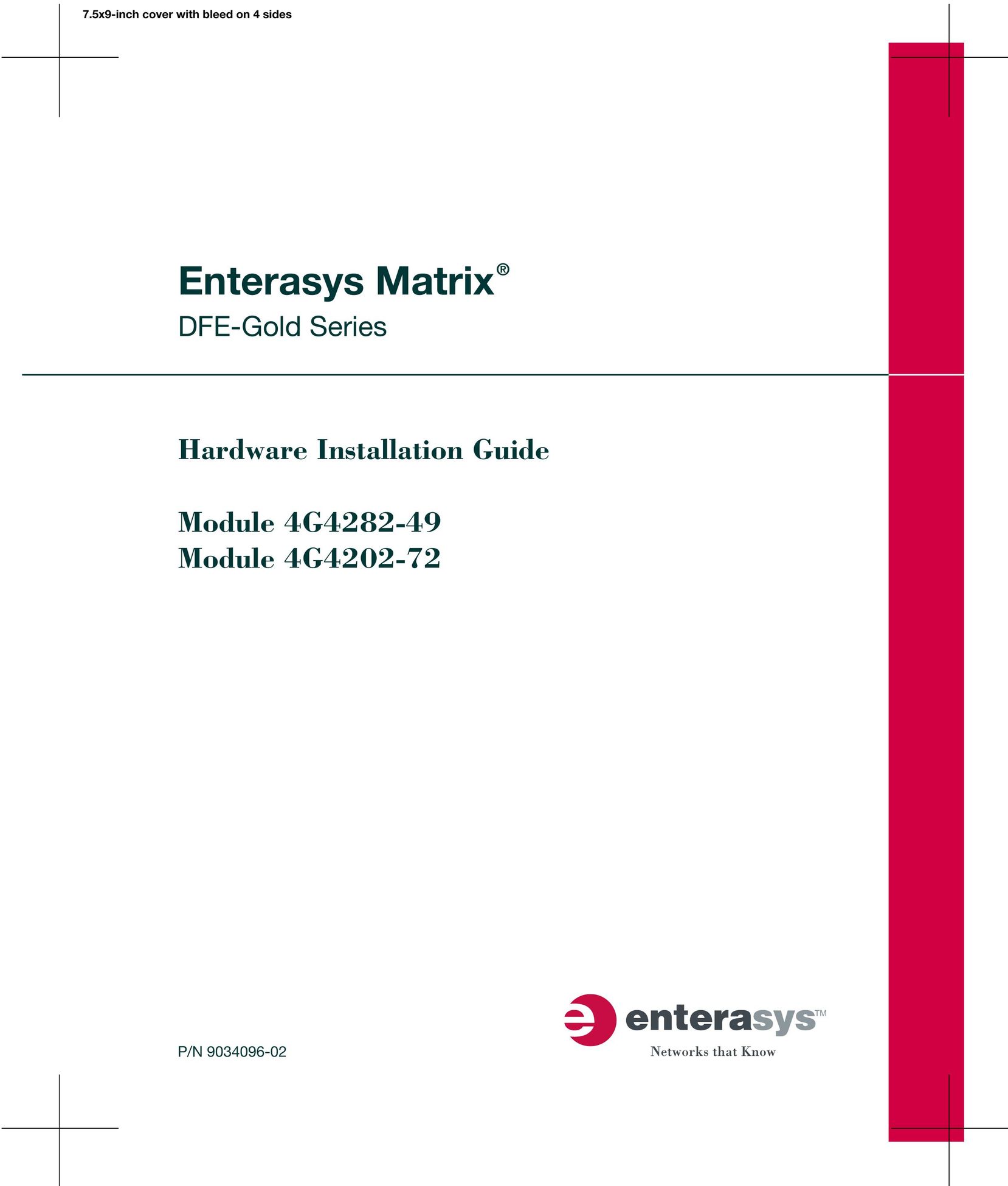 Enterasys Networks 4G4282-49 Switch User Manual