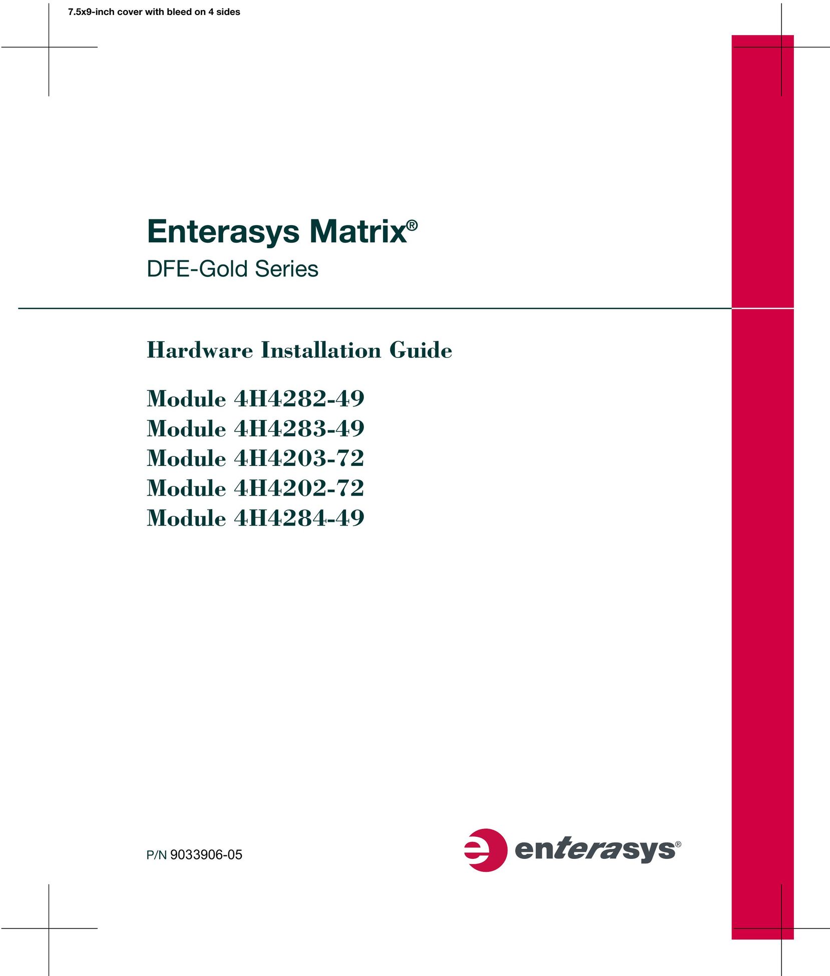 Enterasys Networks 4H4282-49 Switch User Manual