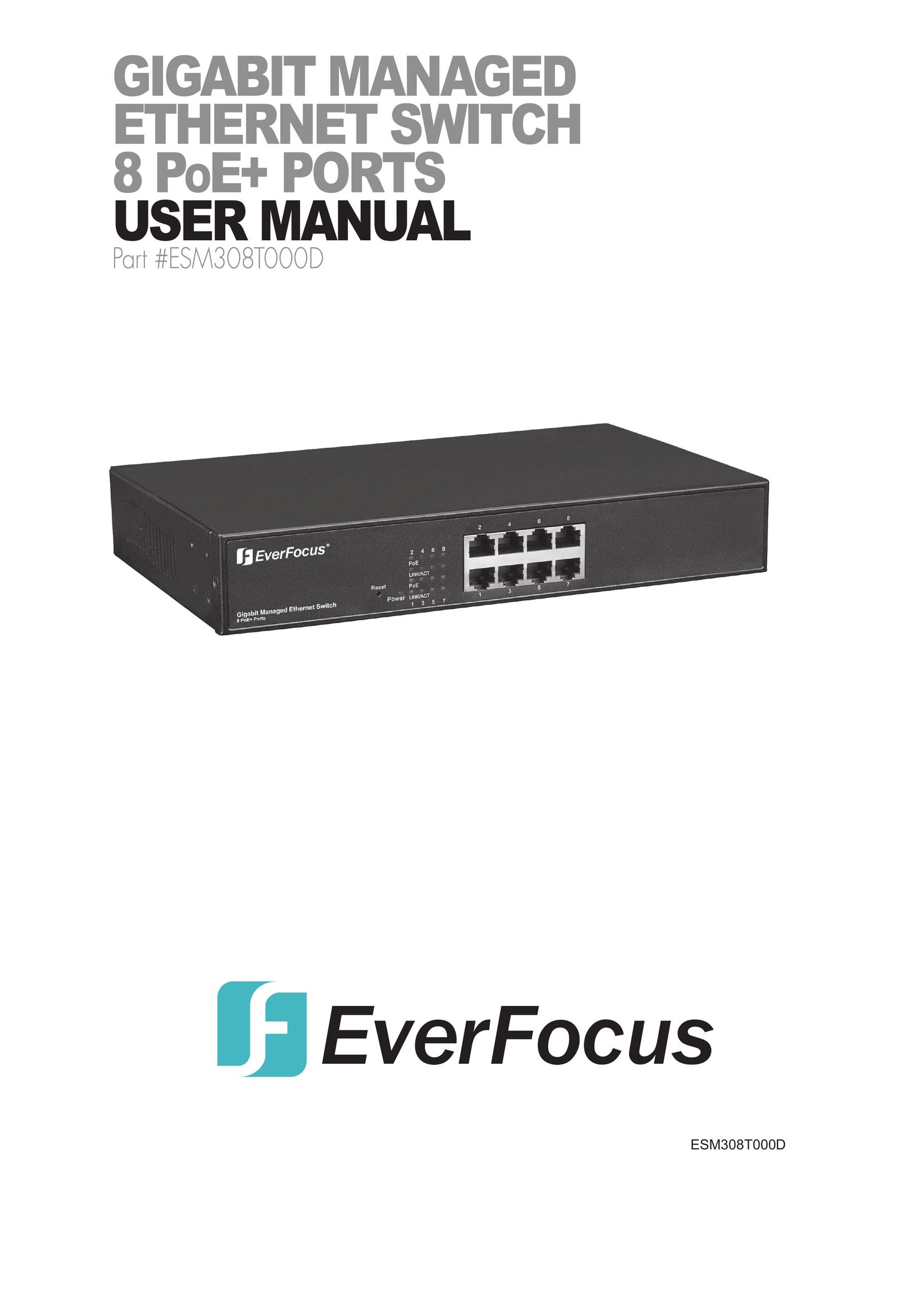 EverFocus ESM308T000D Switch User Manual