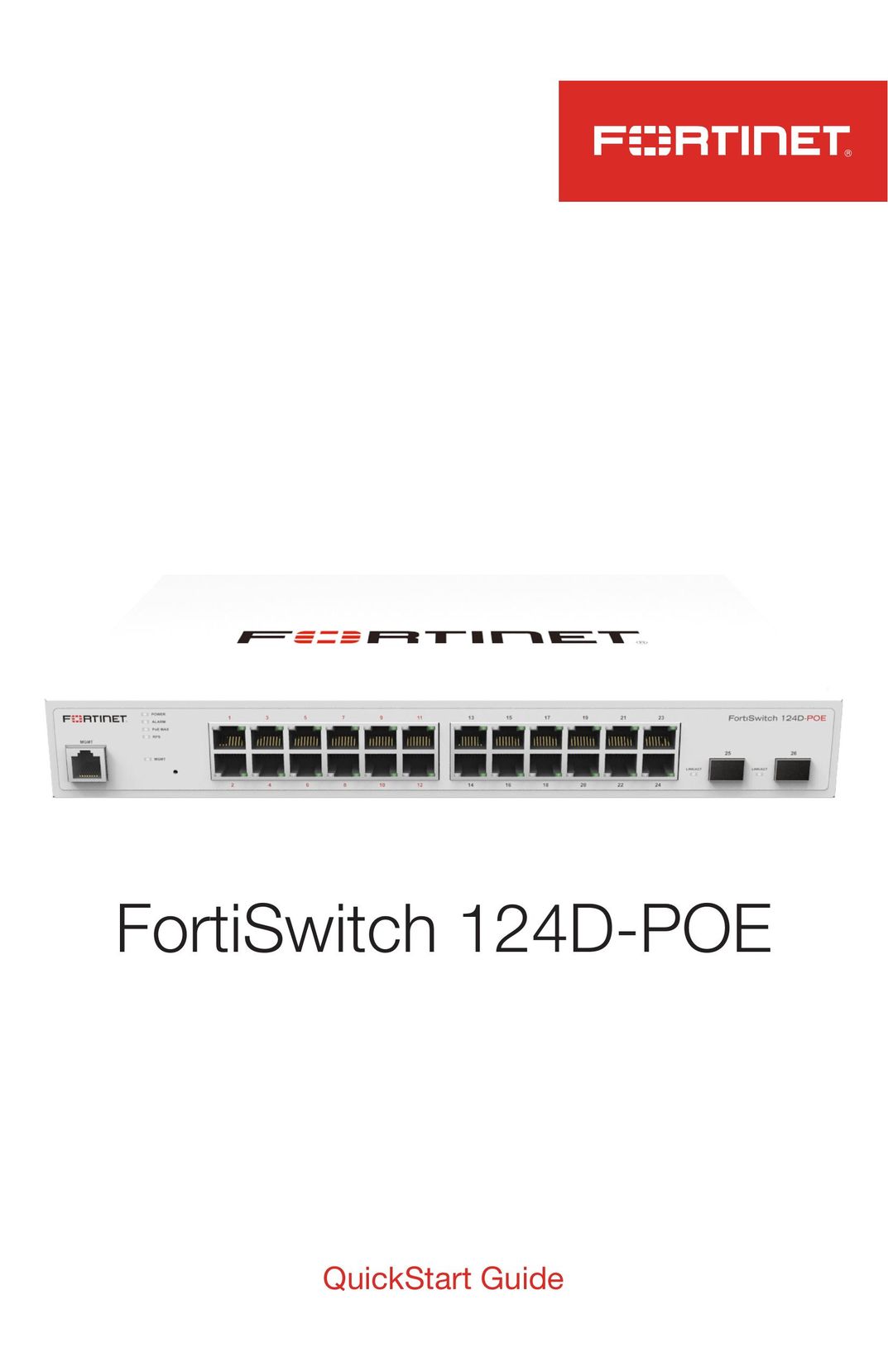 Fortinet 124dpoe Switch User Manual