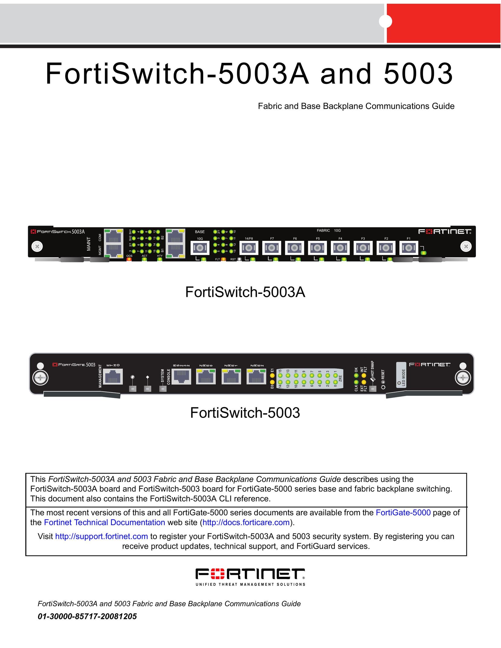 Fortinet 5003 Switch User Manual