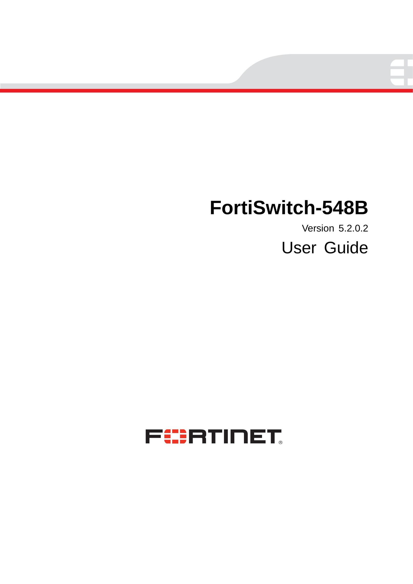 Fortinet 548B Switch User Manual