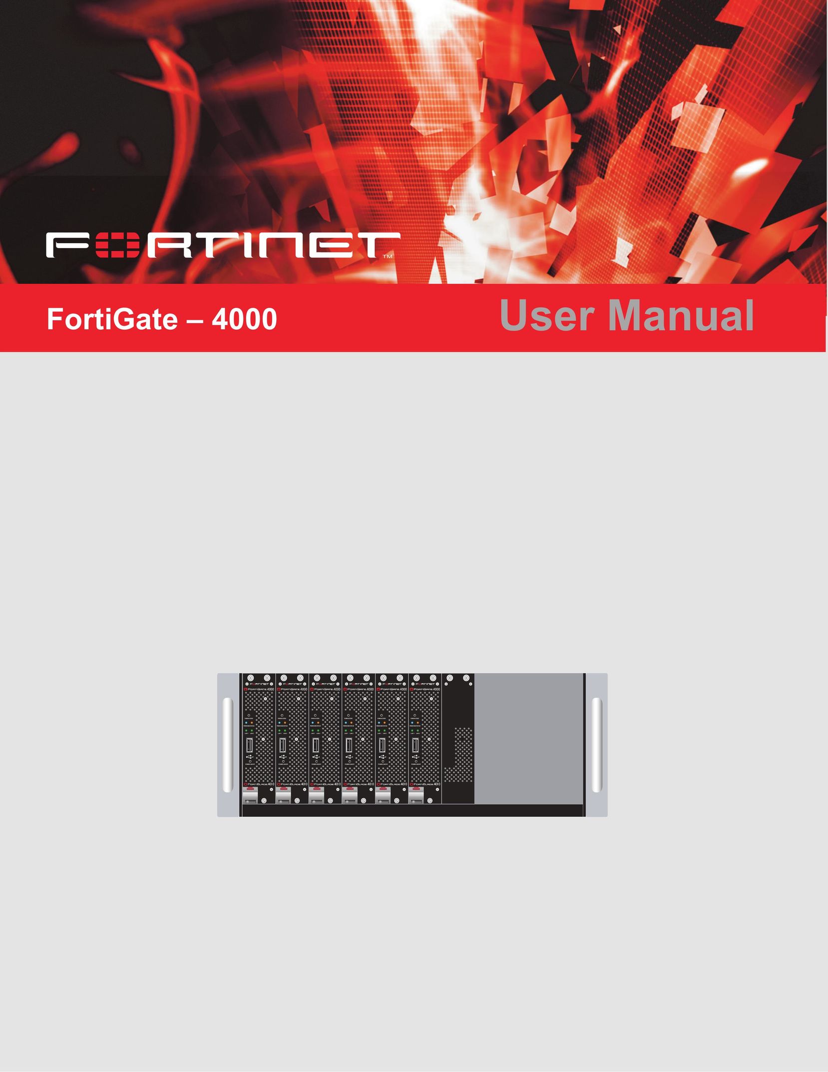 Fortinet FortiGate 4000 Switch User Manual