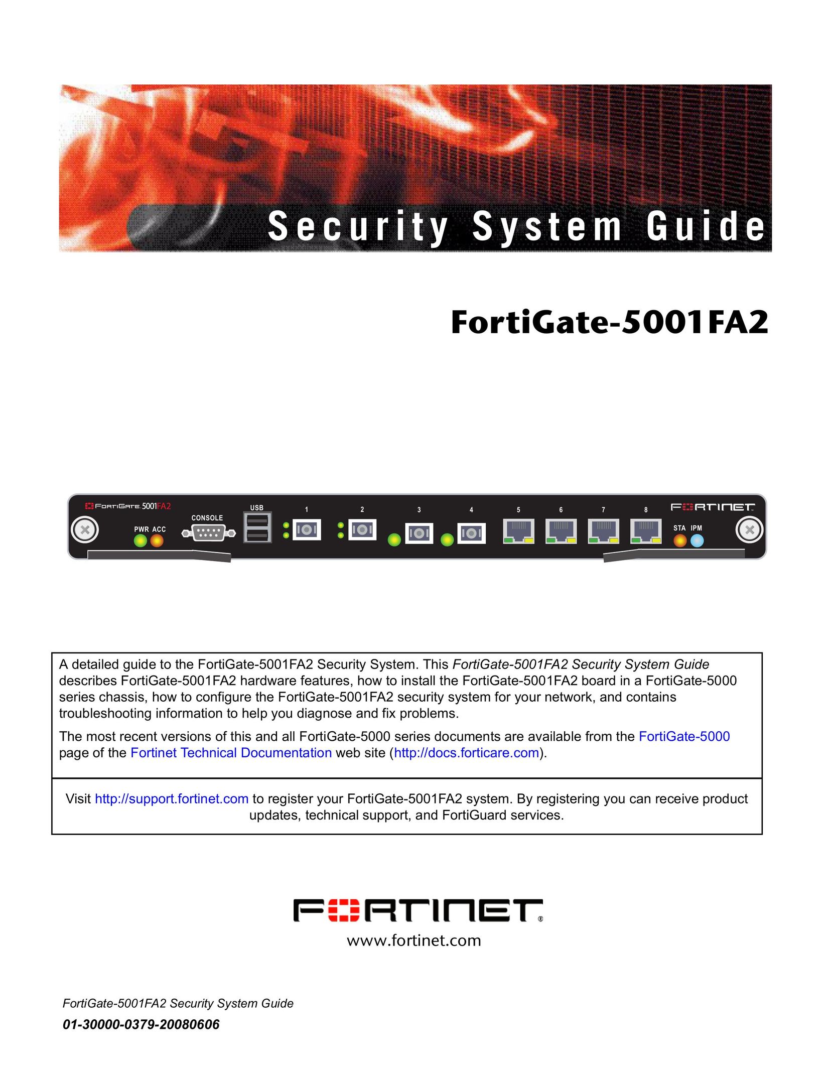 Fortinet FortiGate-5001FA2 Switch User Manual