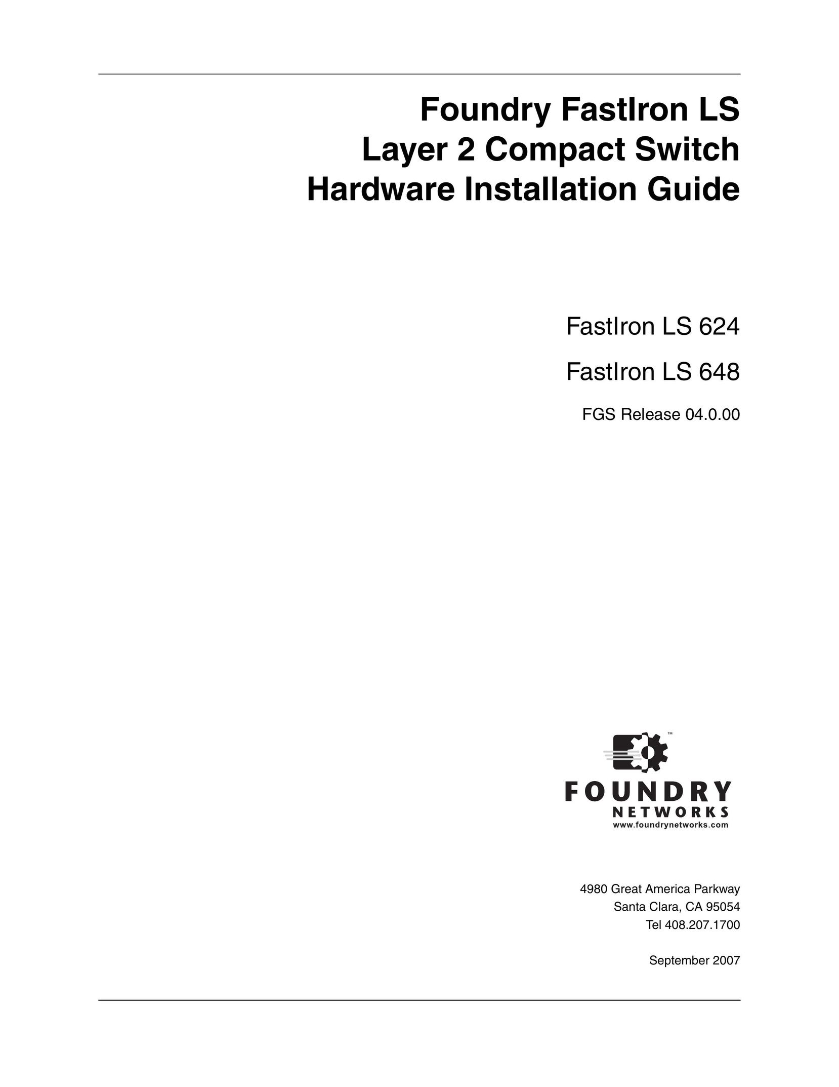 Foundry Networks LS 624 Switch User Manual