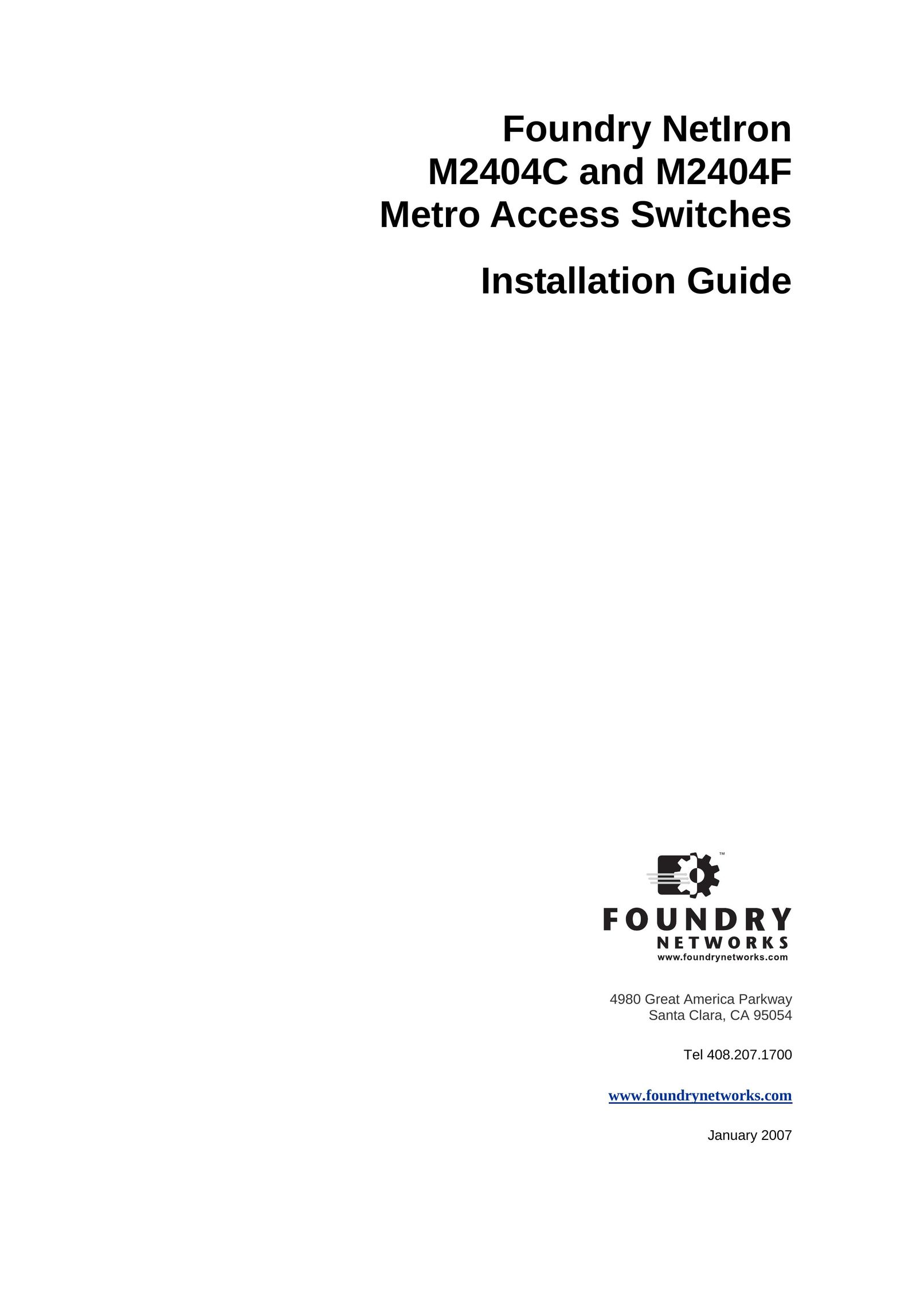 Foundry Networks M2404C Switch User Manual