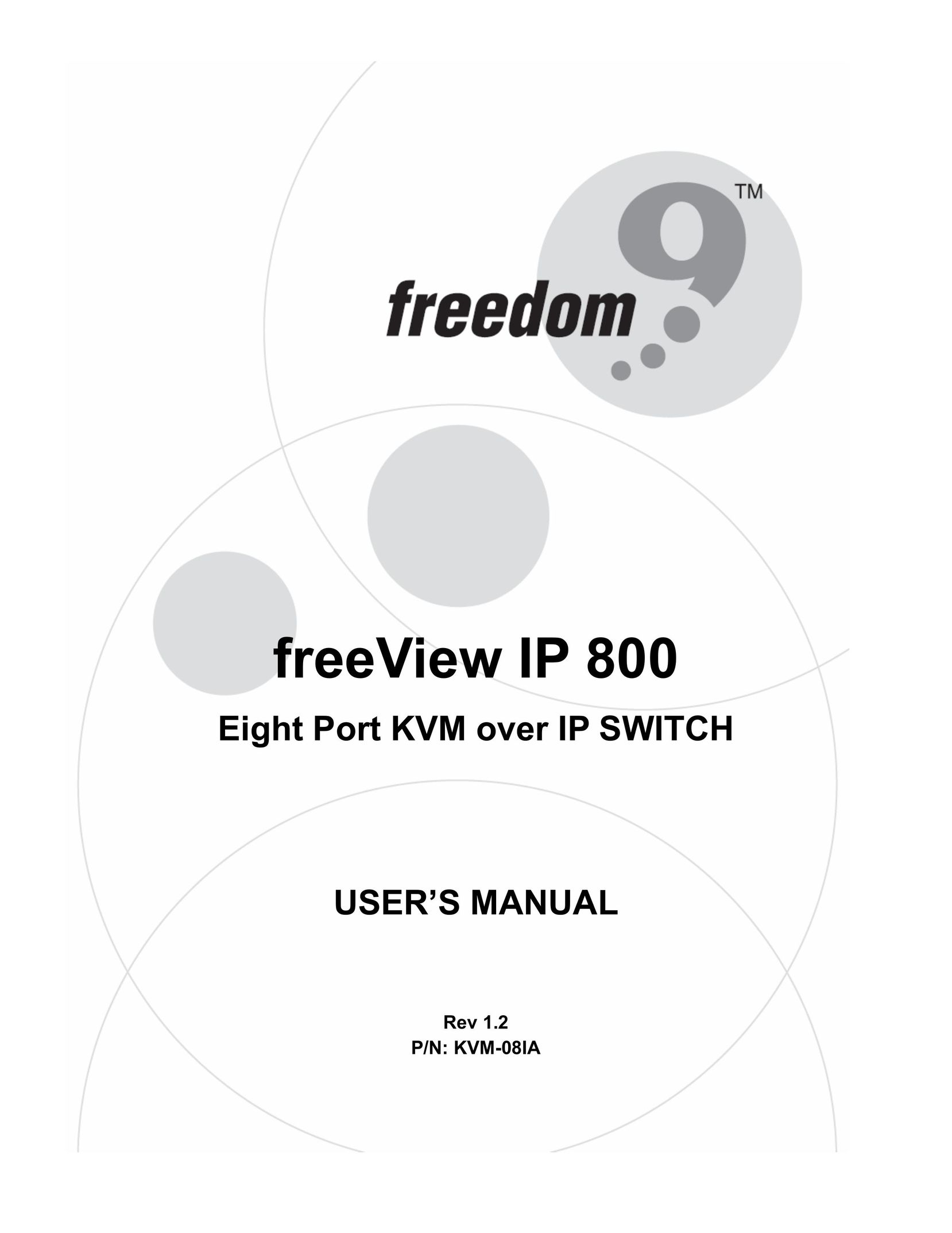 Freedom9 IP 800 Switch User Manual