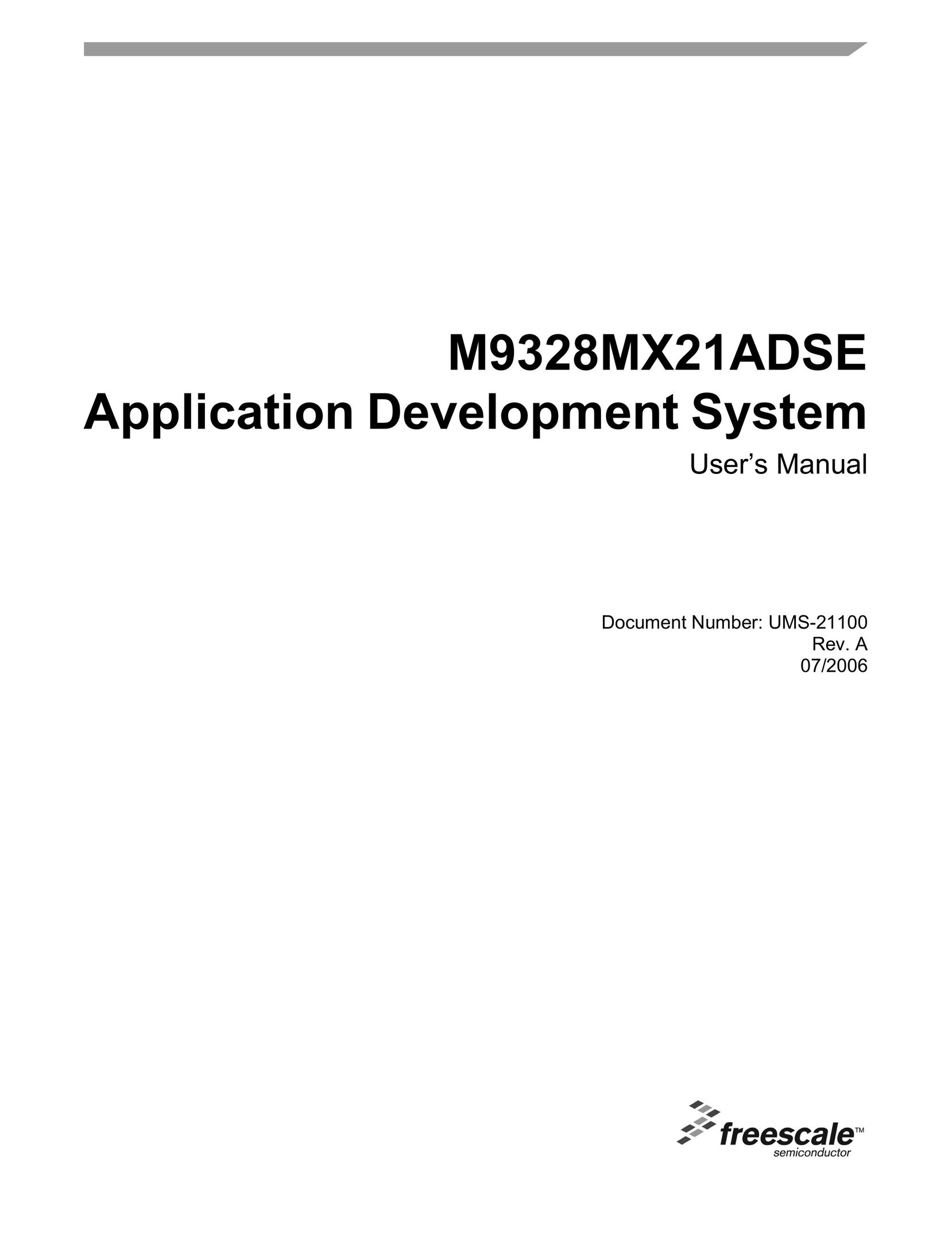 Freescale Semiconductor M9328MX21ADSE Switch User Manual
