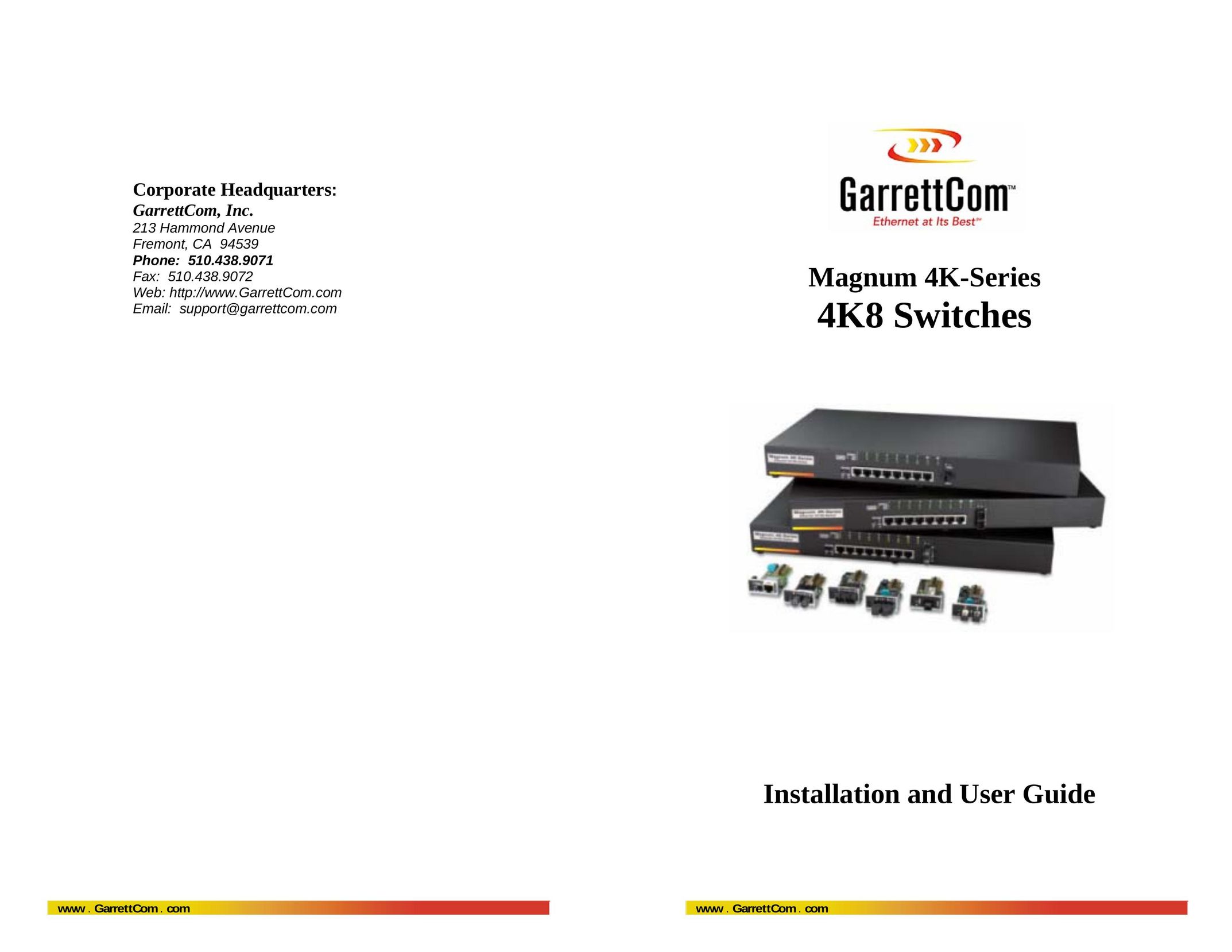GarrettCom 4K-Series Switch User Manual