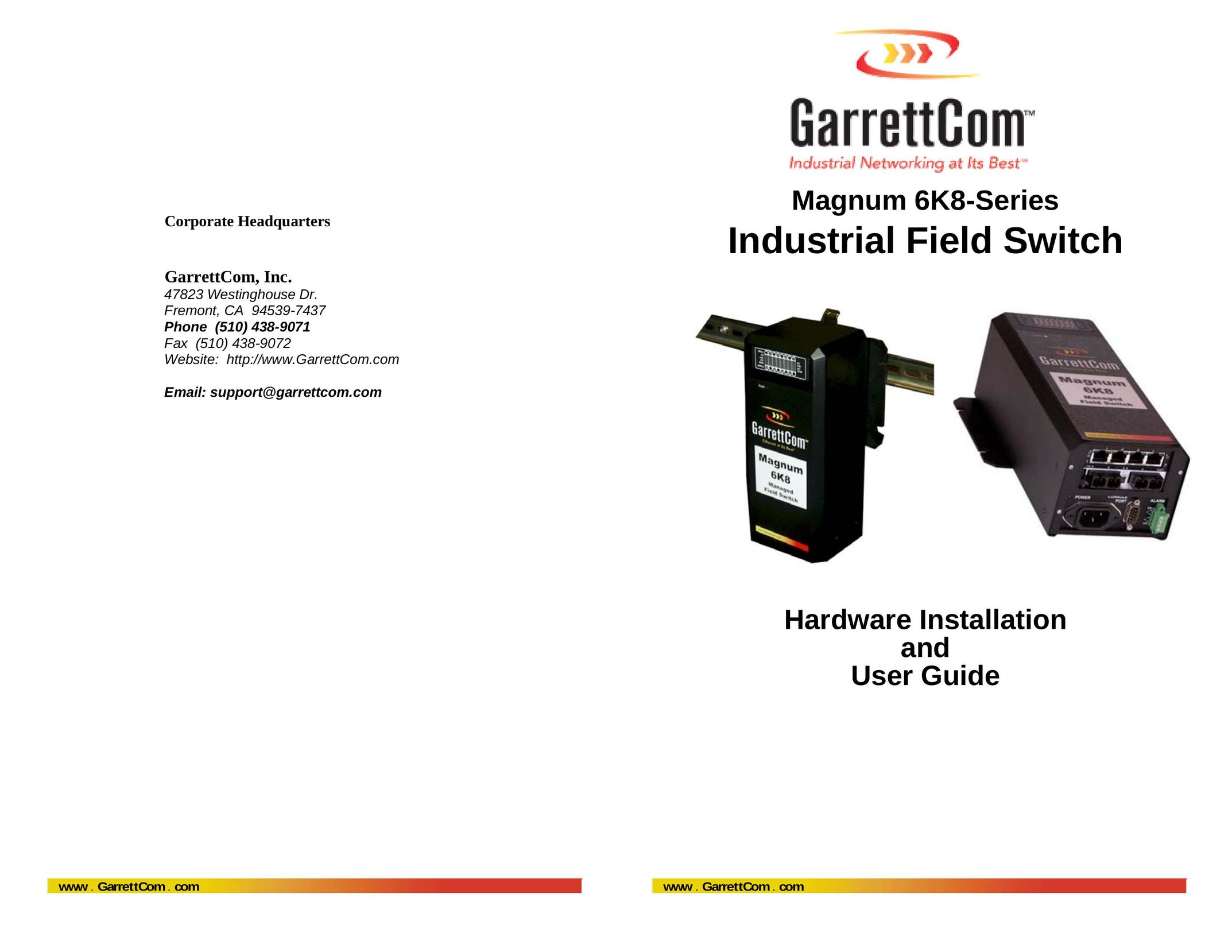 GarrettCom 6K8 Switch User Manual