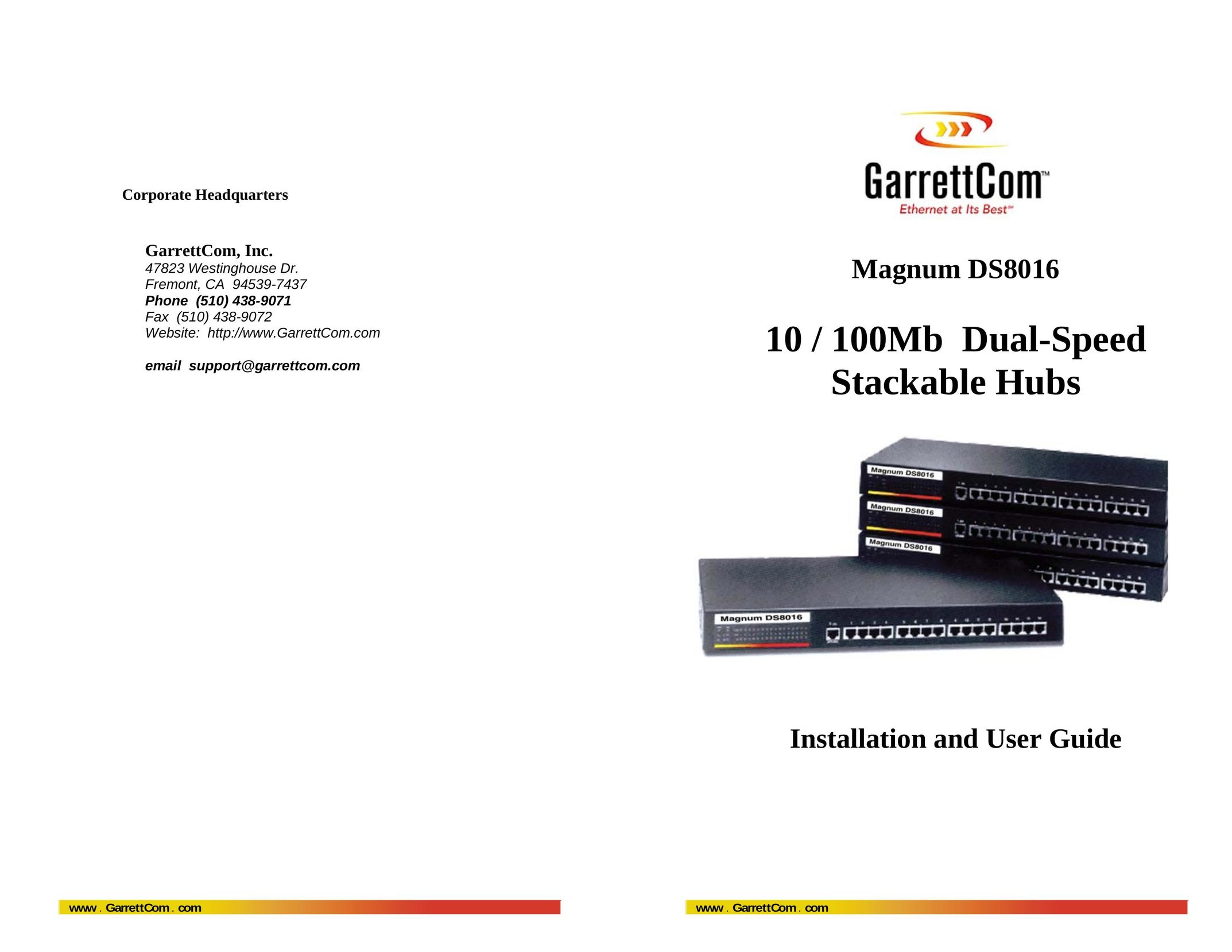 GarrettCom DS8016 Switch User Manual