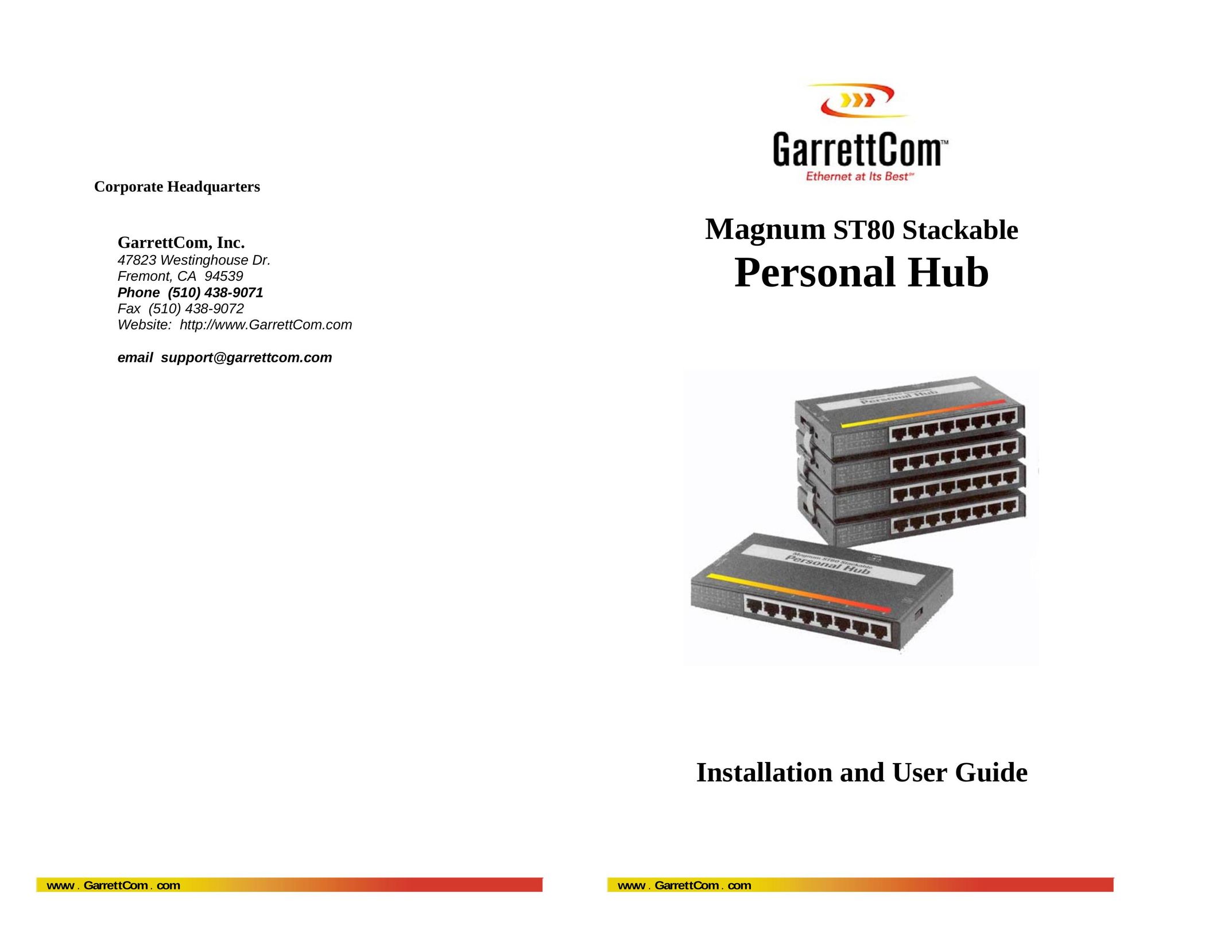 GarrettCom Magnum ST80 Switch User Manual