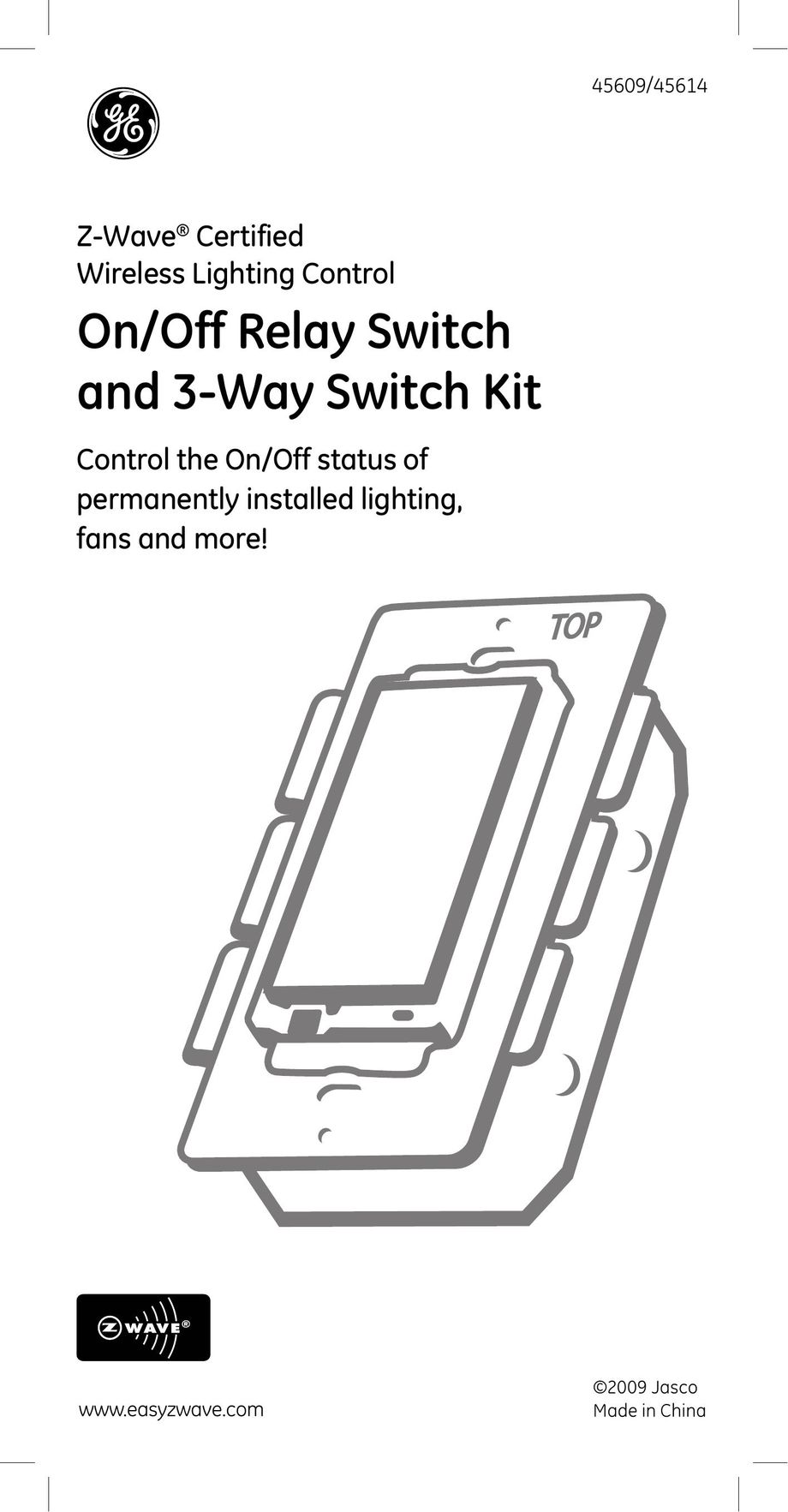 GE 45609 Switch User Manual