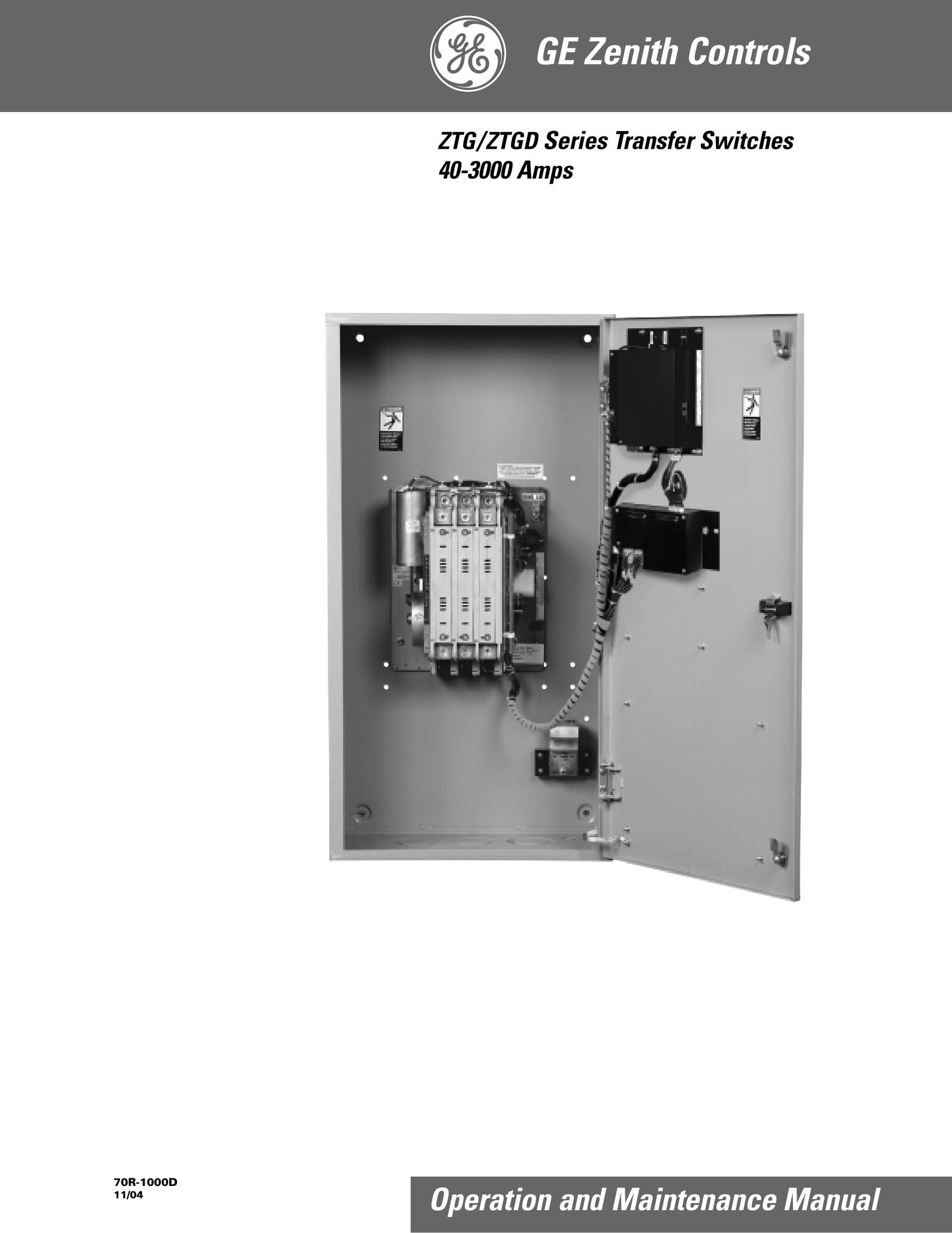 GE 70R-1000D Switch User Manual