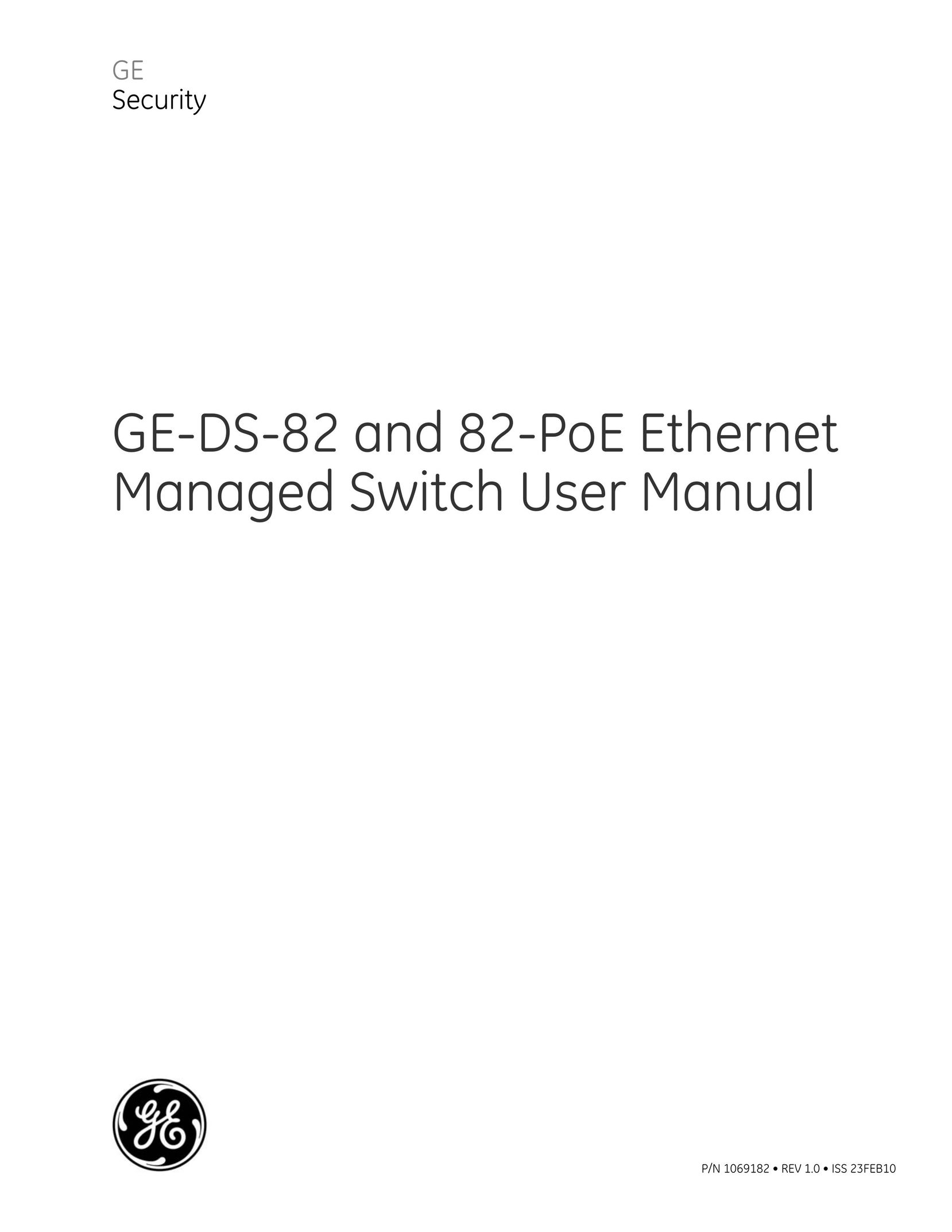 GE 82-POE Switch User Manual