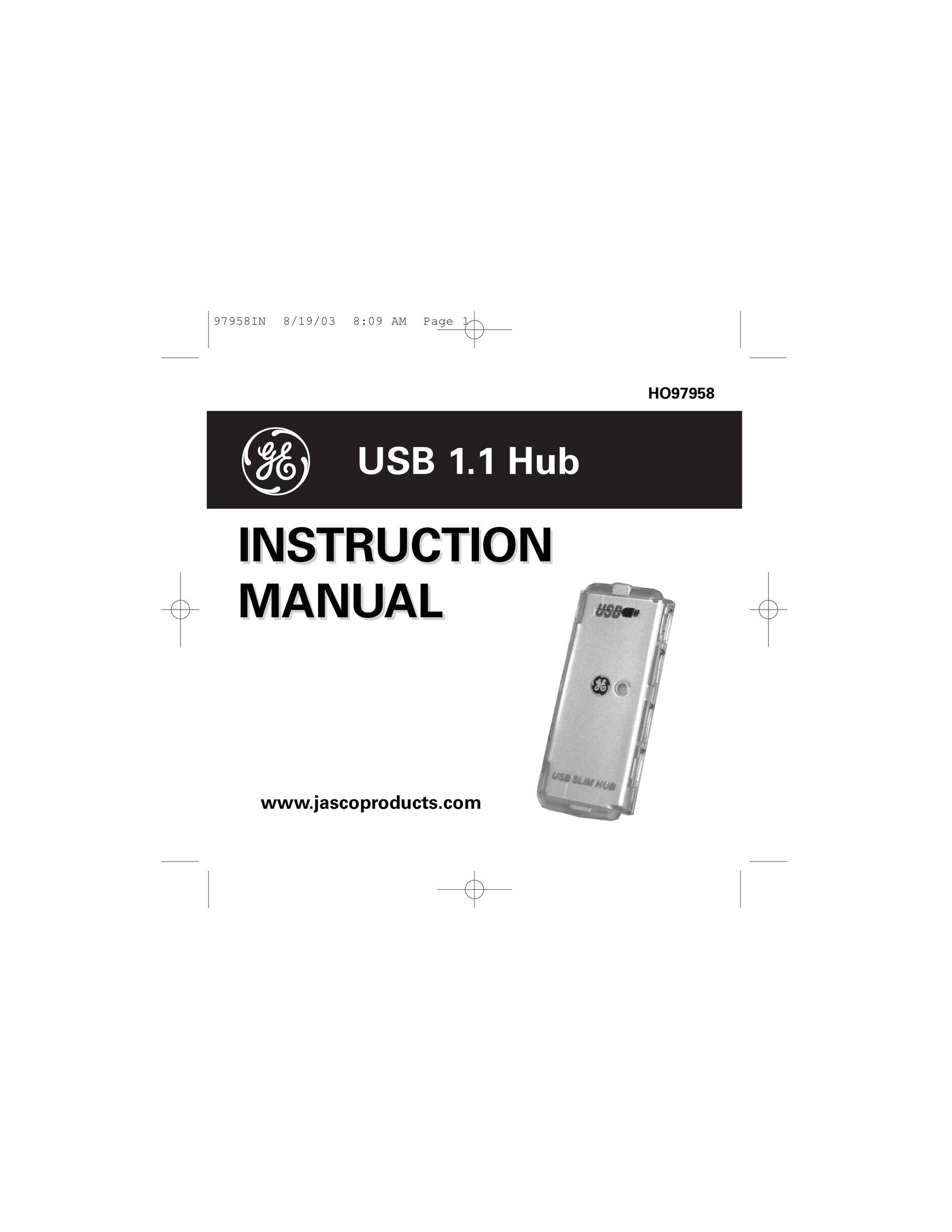 GE HO97958 Switch User Manual