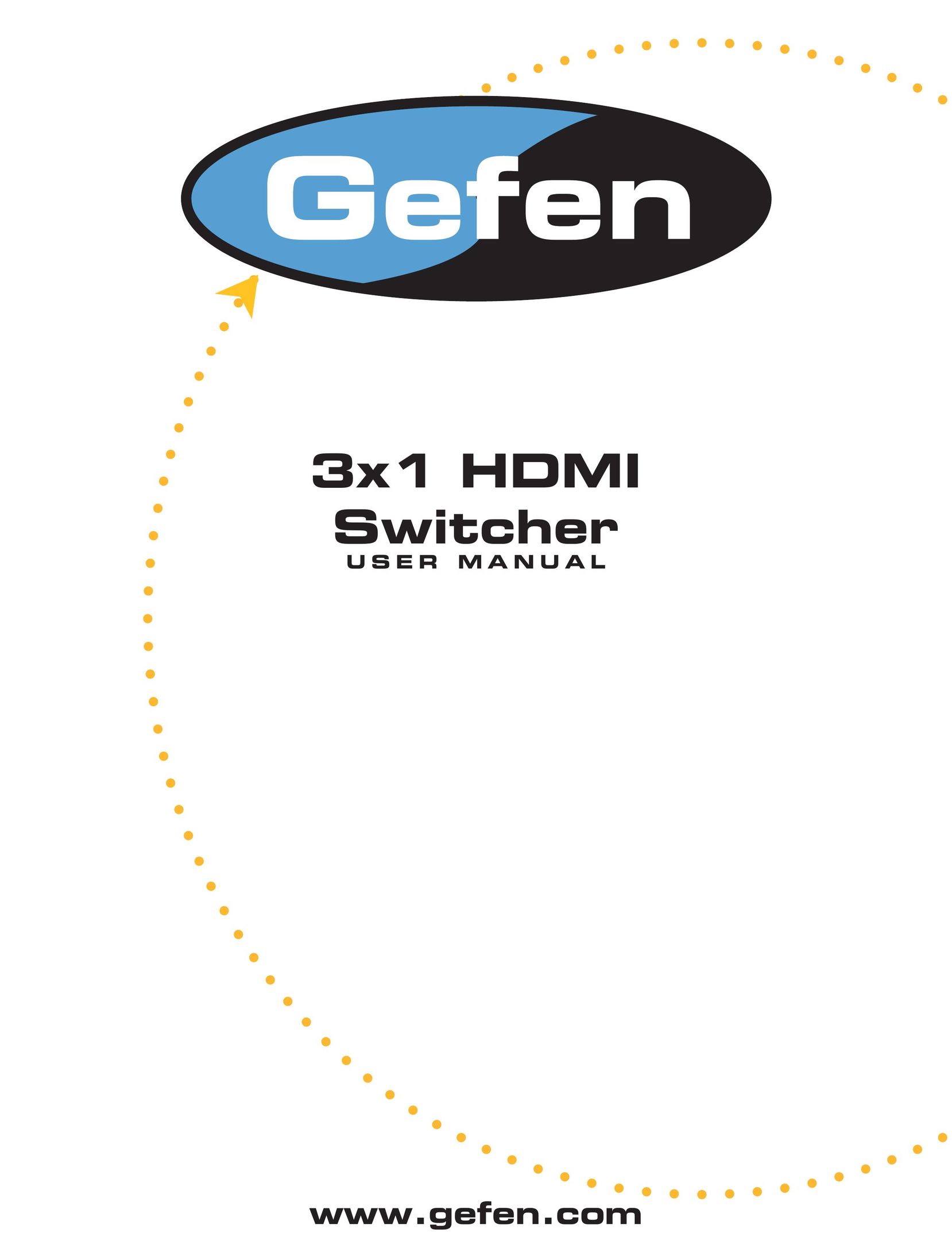 Gefen 3x1 HDMI Switcher Switch User Manual