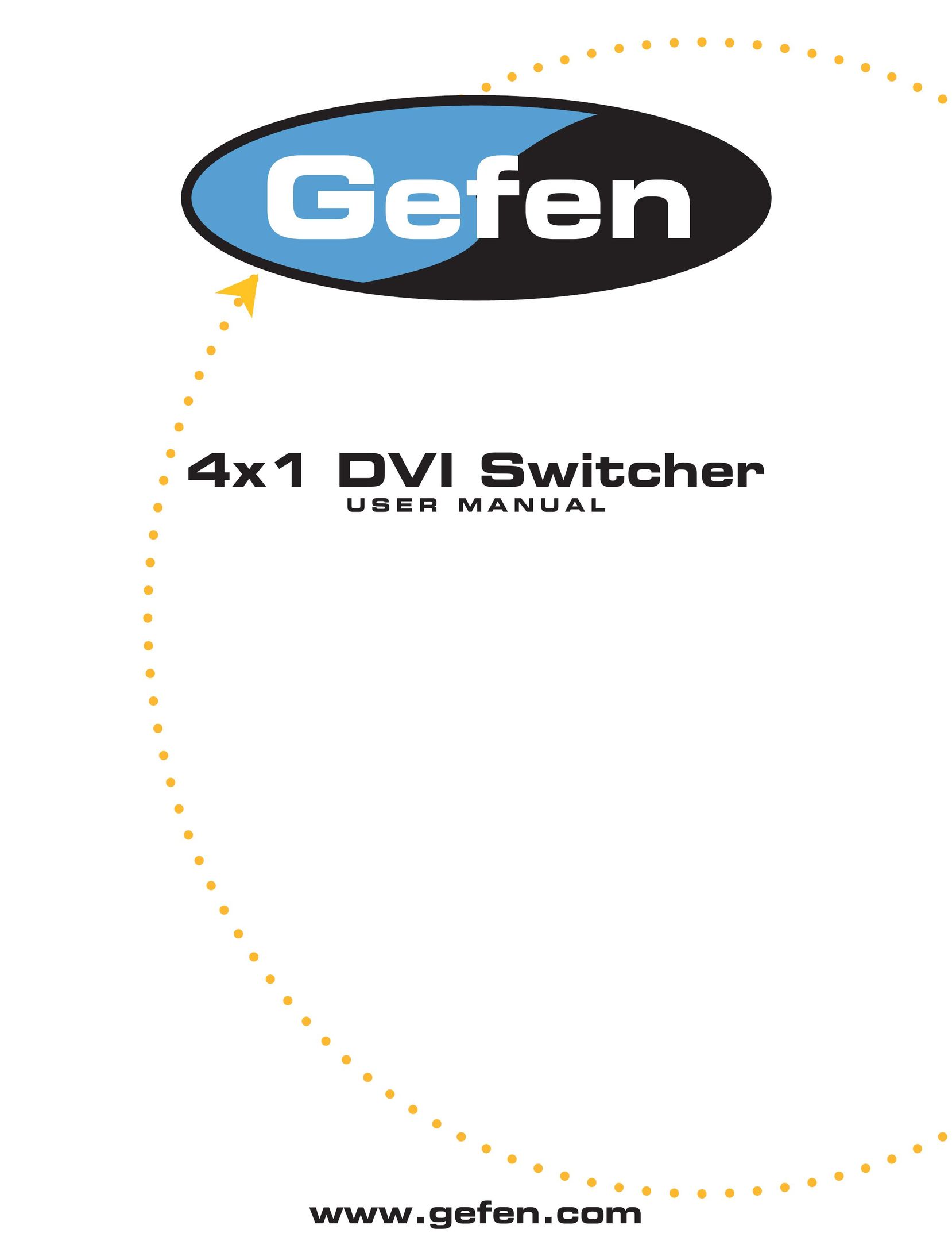 Gefen 4x1 DVI Switcher Switch User Manual
