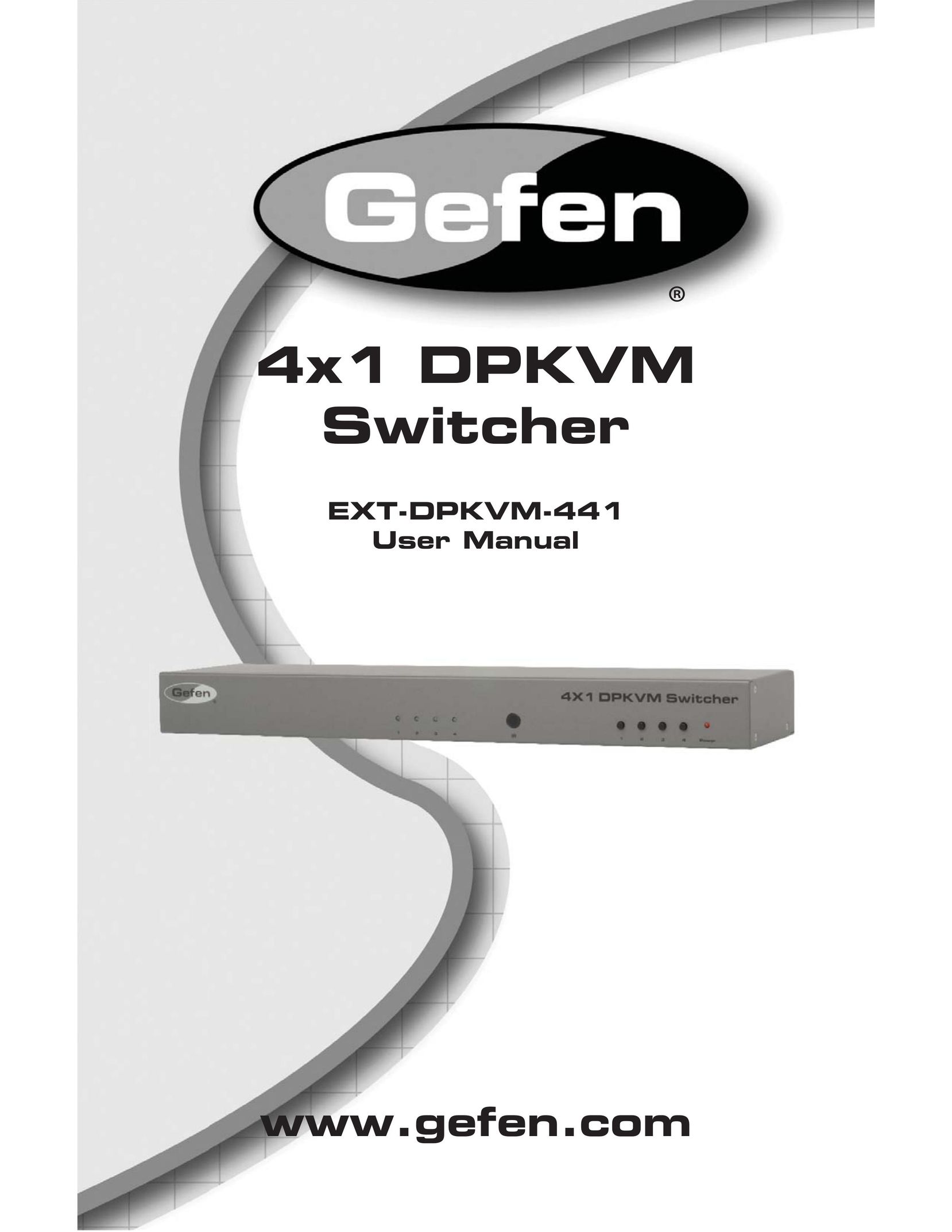 Gefen EXT-DPKVM-441 Switch User Manual