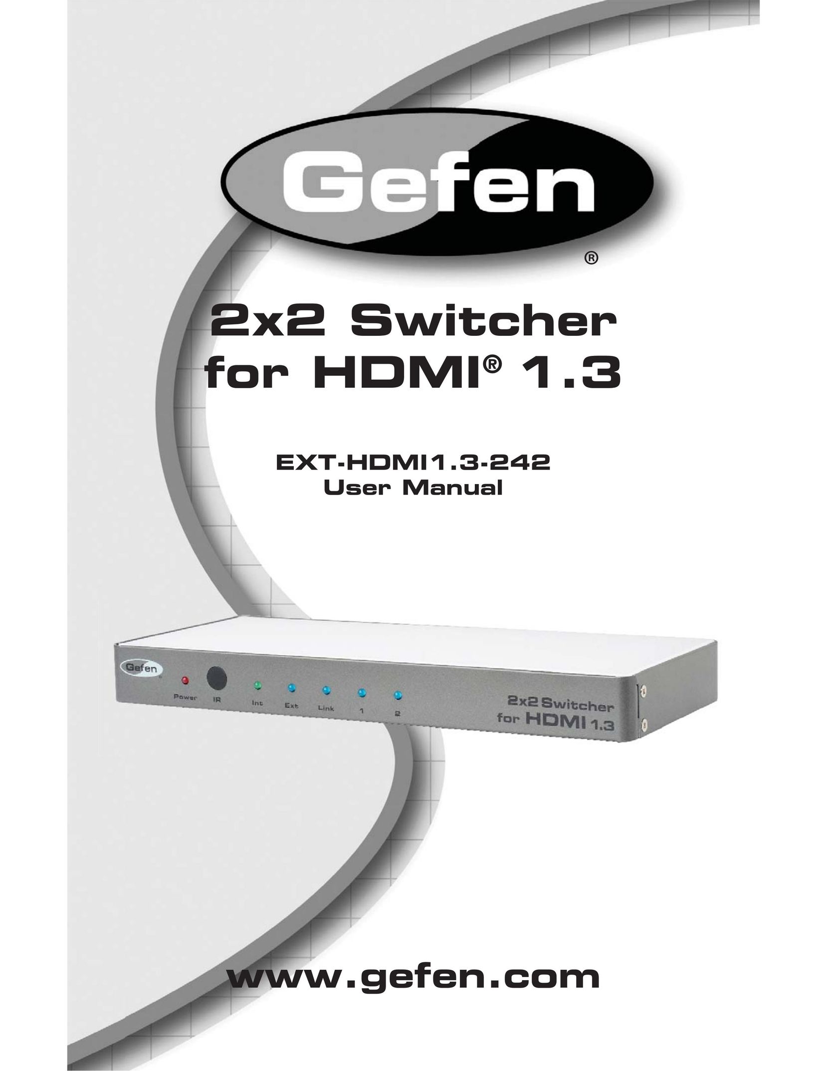 Gefen EXT-HDMI1.3-242 Switch User Manual