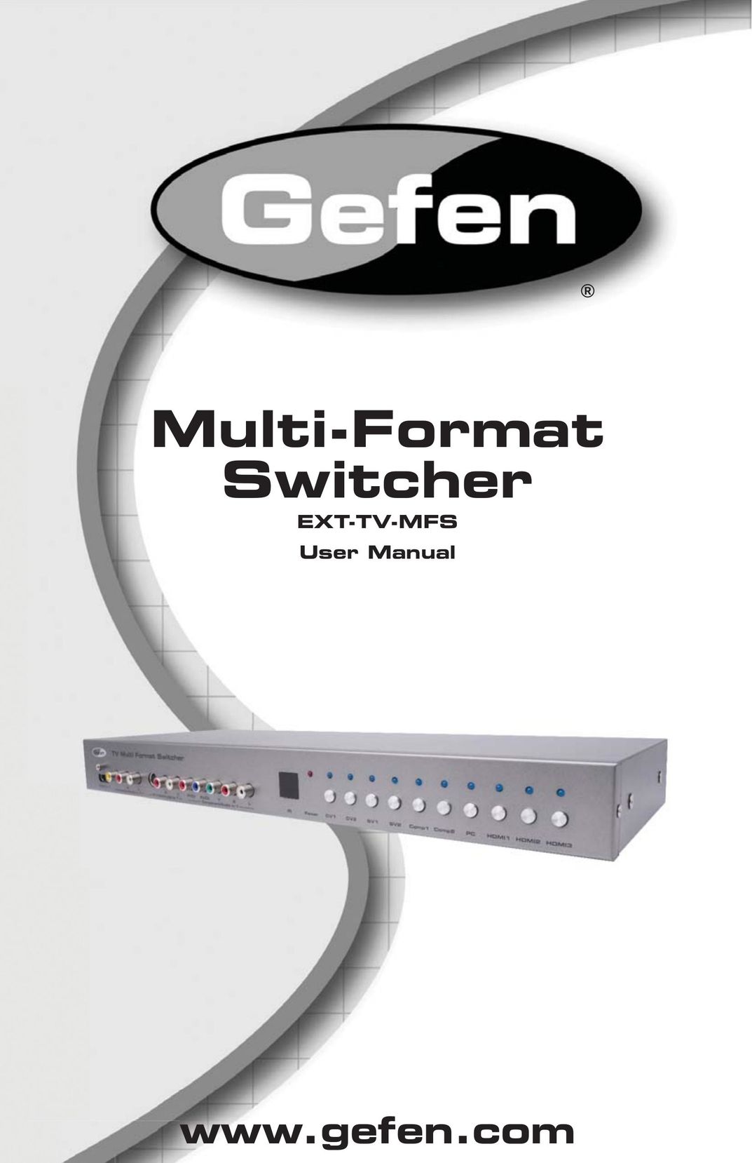 Gefen EXT-TV-MFS Switch User Manual