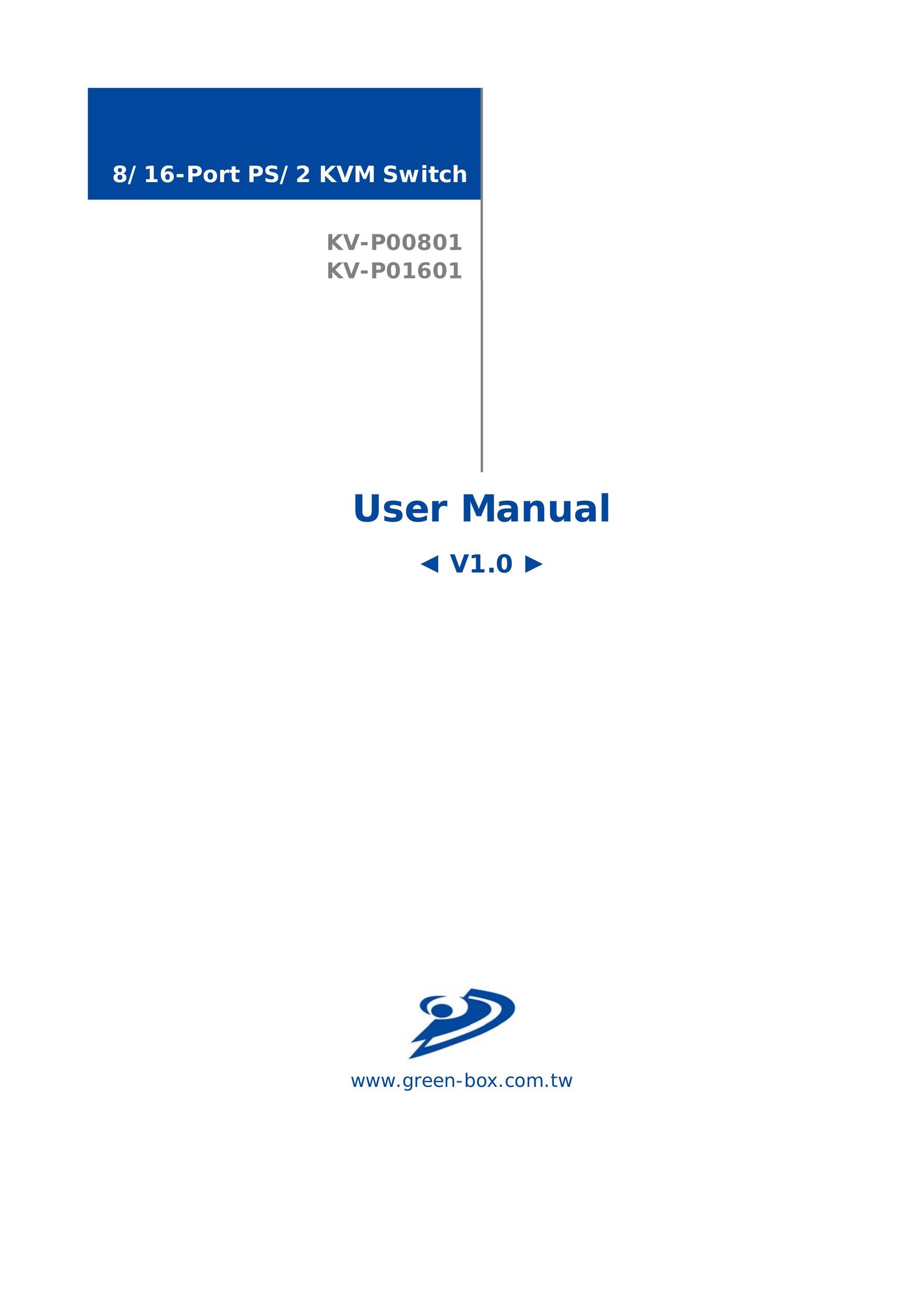 Green-CleanUSA KV-P00801 Switch User Manual