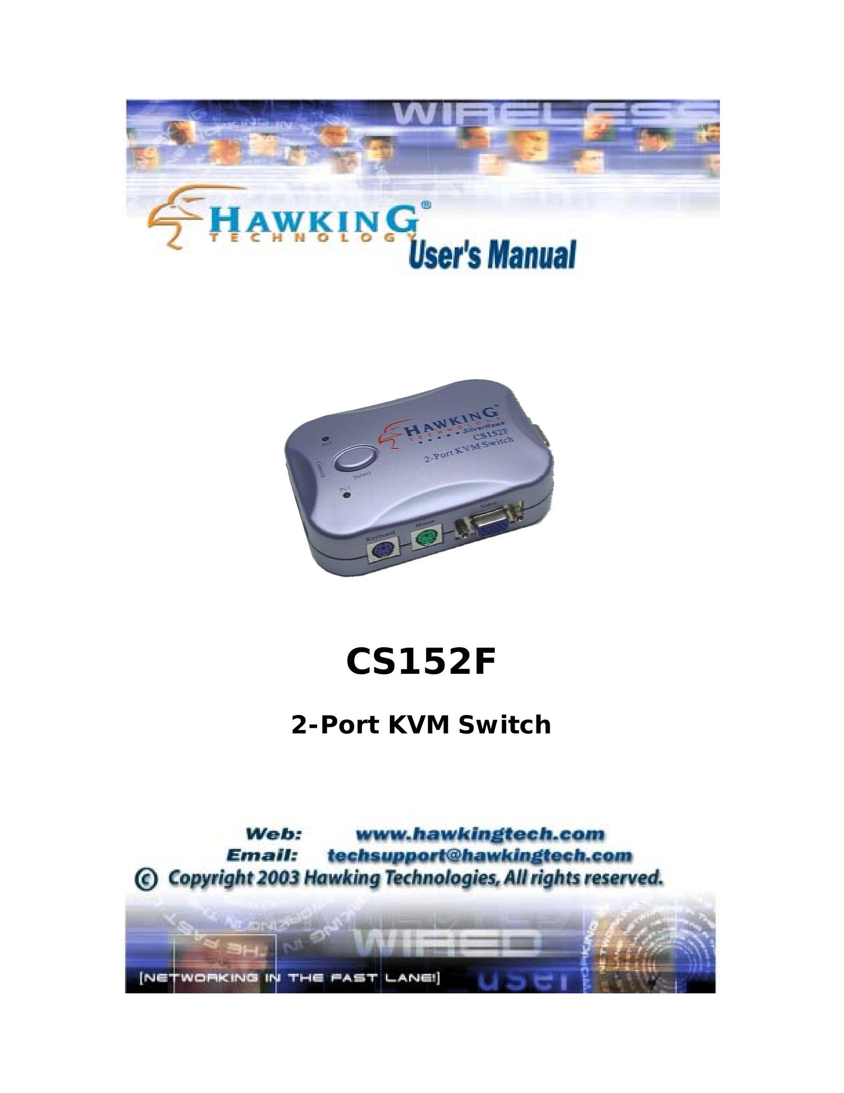 Hawking Technology CS152F Switch User Manual