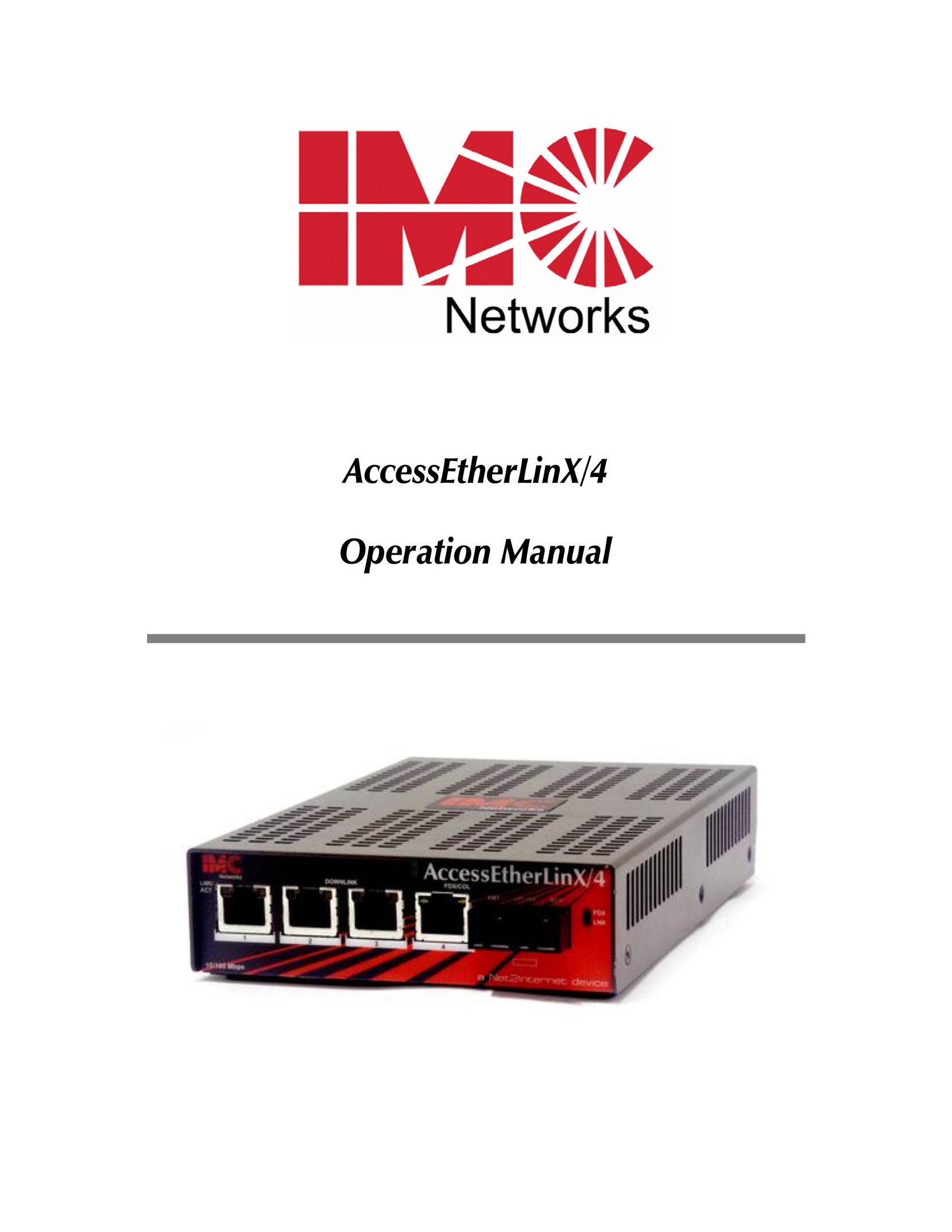 IMC Networks AccessEtherLinx/4 Switch User Manual