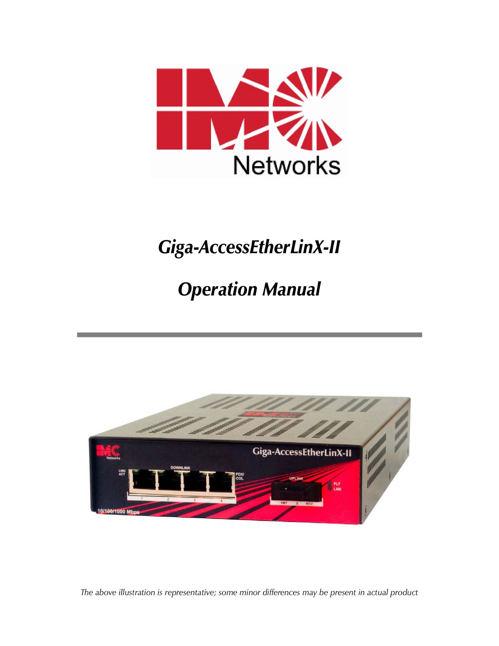 IMC Networks Giga-AcessEtherLinx-II Switch User Manual