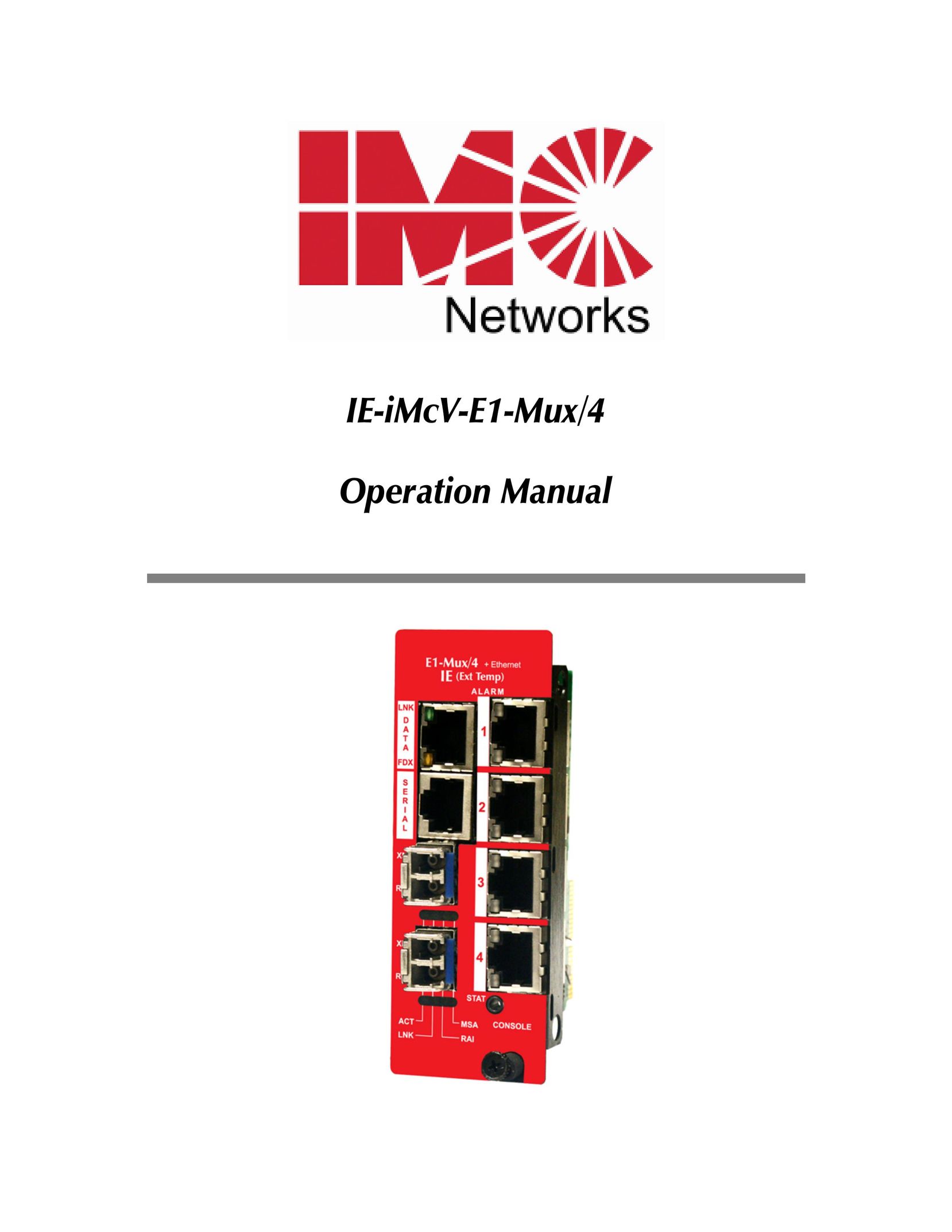 IMC Networks MOR-F-632-120-EB82 Switch User Manual