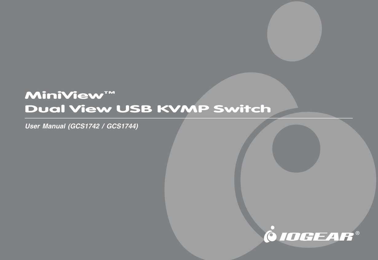 IOGear GCS1742 Switch User Manual