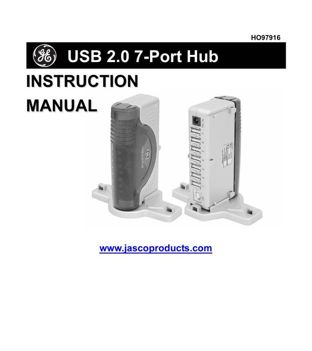 Jasco HO97916 Switch User Manual
