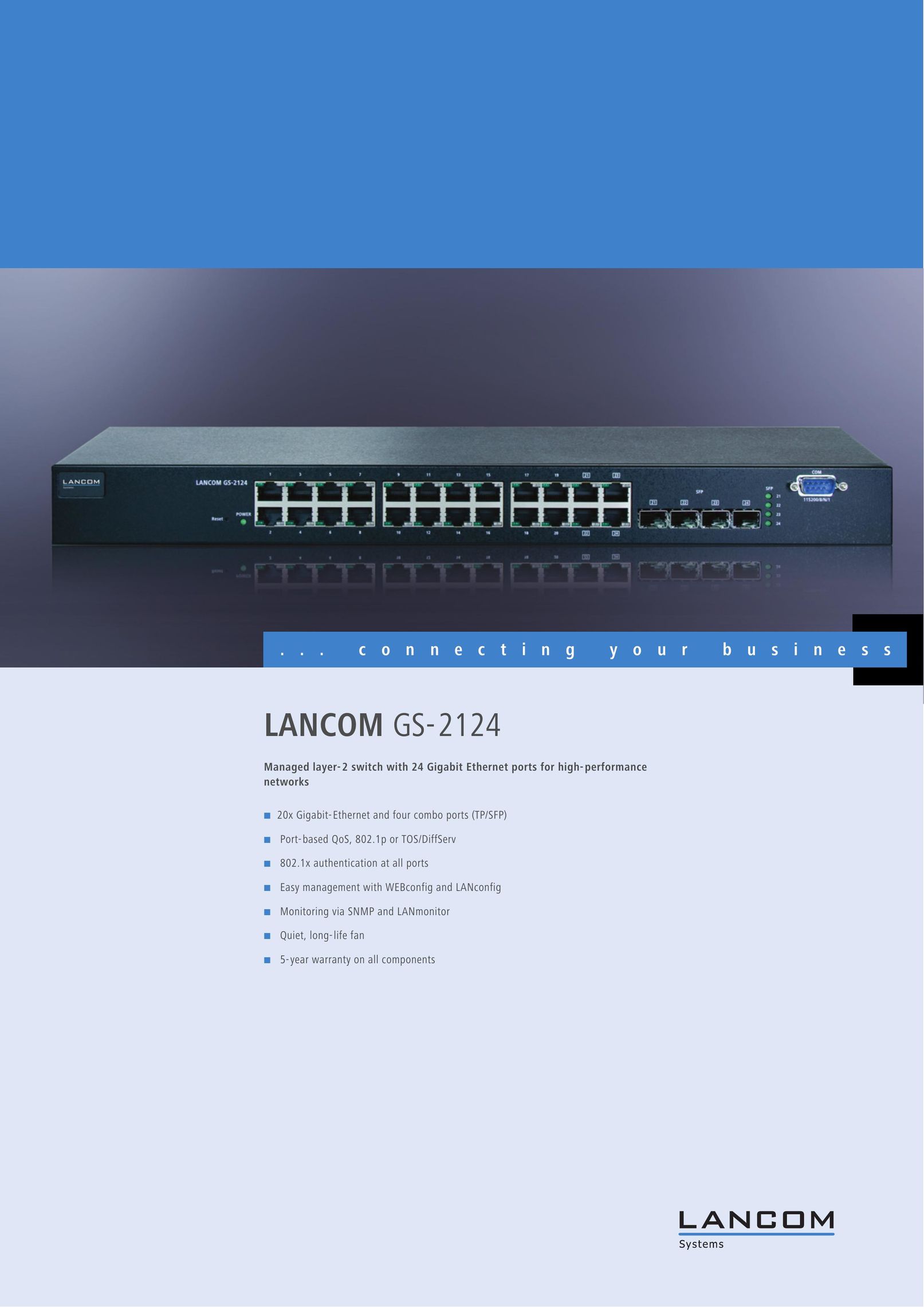 Lancom Systems GS-2124 Switch User Manual