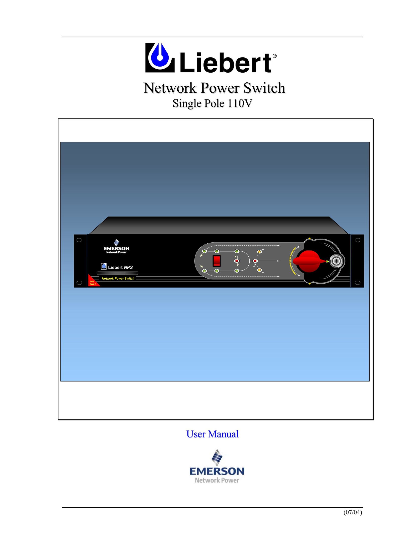 Liebert 110V Switch User Manual