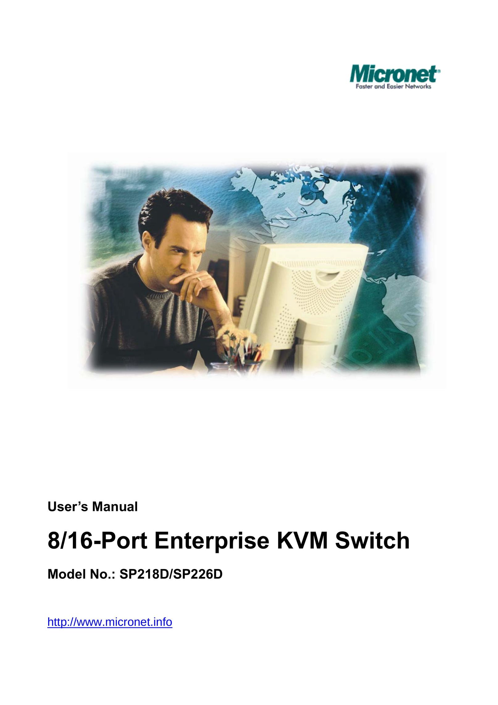MicroNet Technology SP218D Switch User Manual