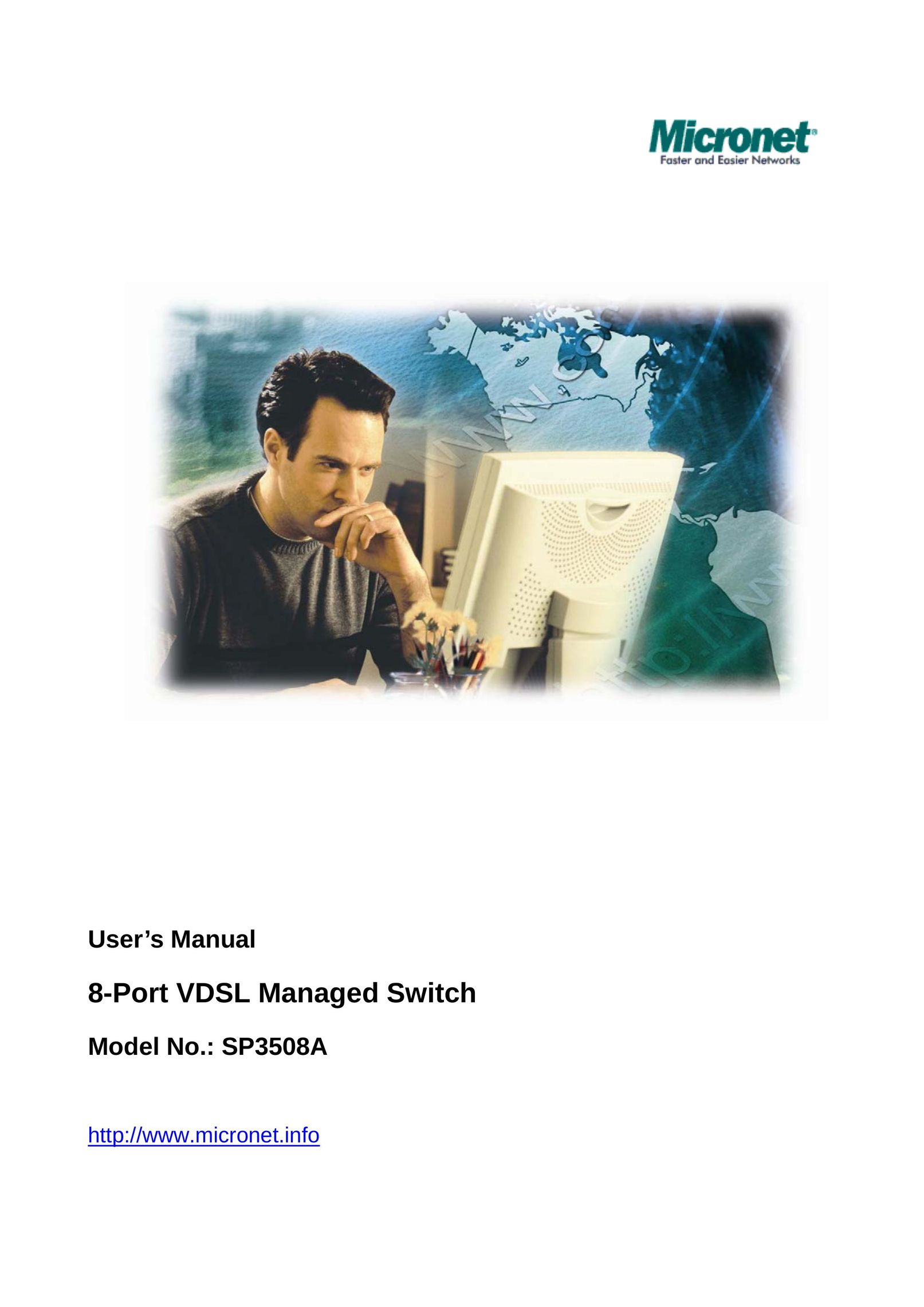 MicroNet Technology SP3508A Switch User Manual