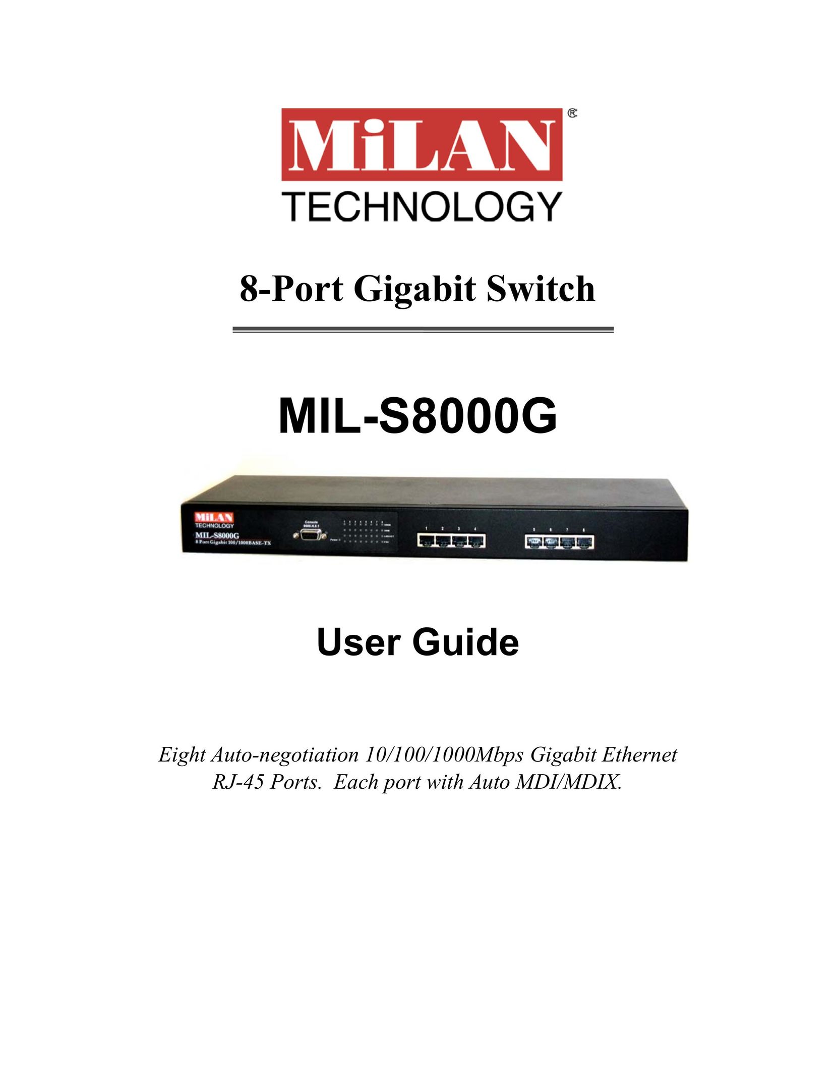Milan Technology MIL-S8000G Switch User Manual