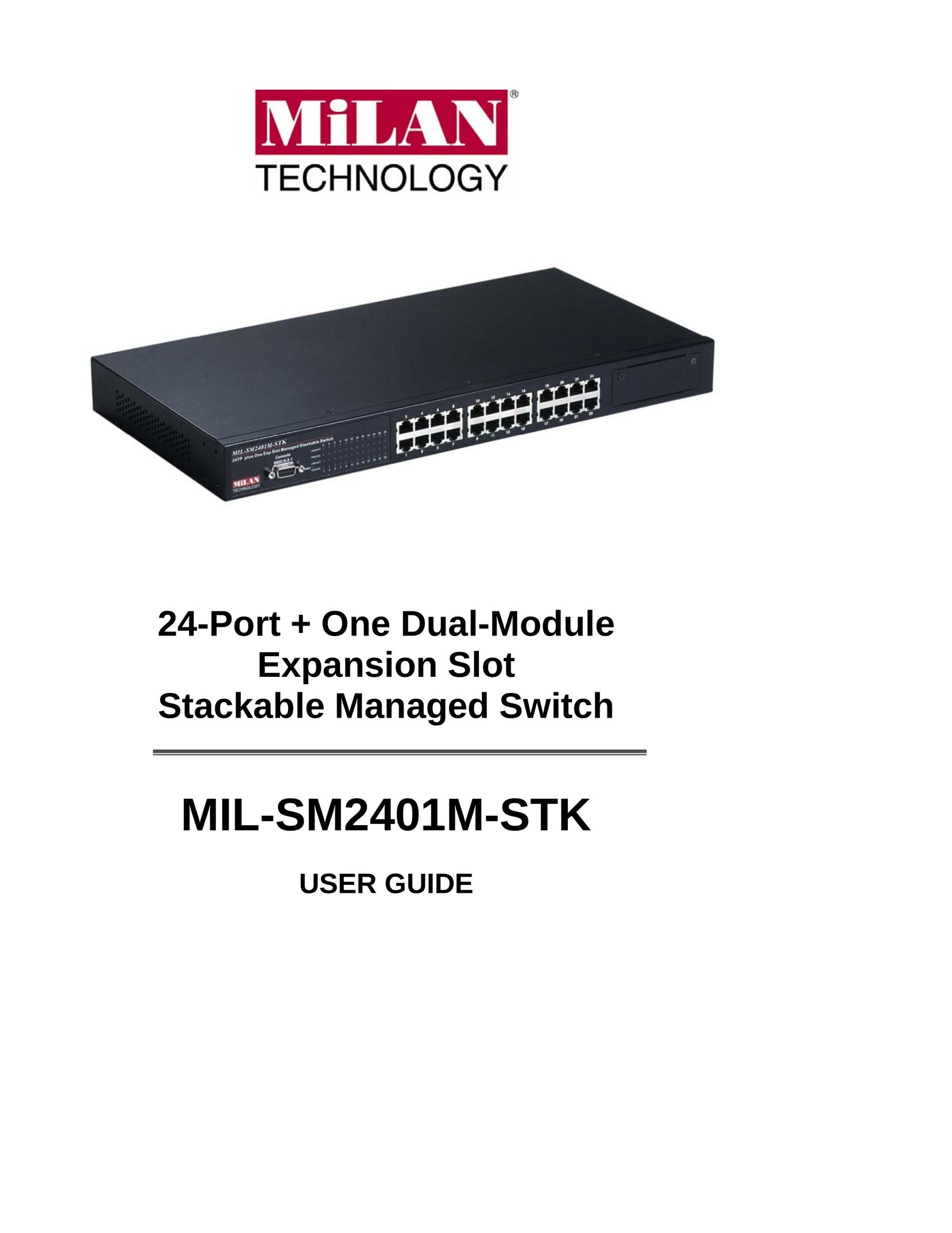 Milan Technology MIL-SM2401M-STK Switch User Manual