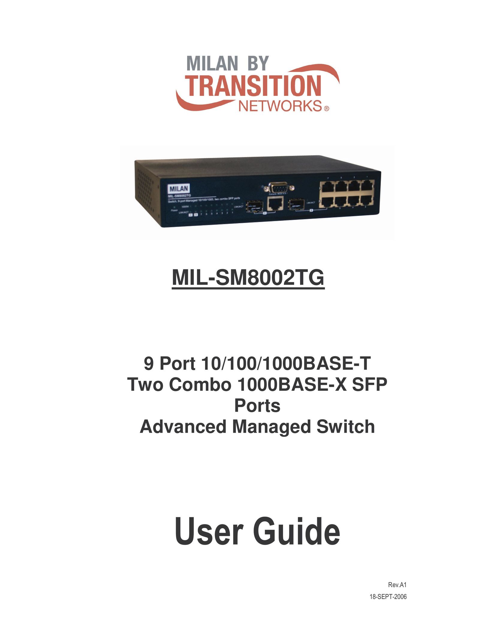 Milan Technology MIL-SM8002TG Switch User Manual