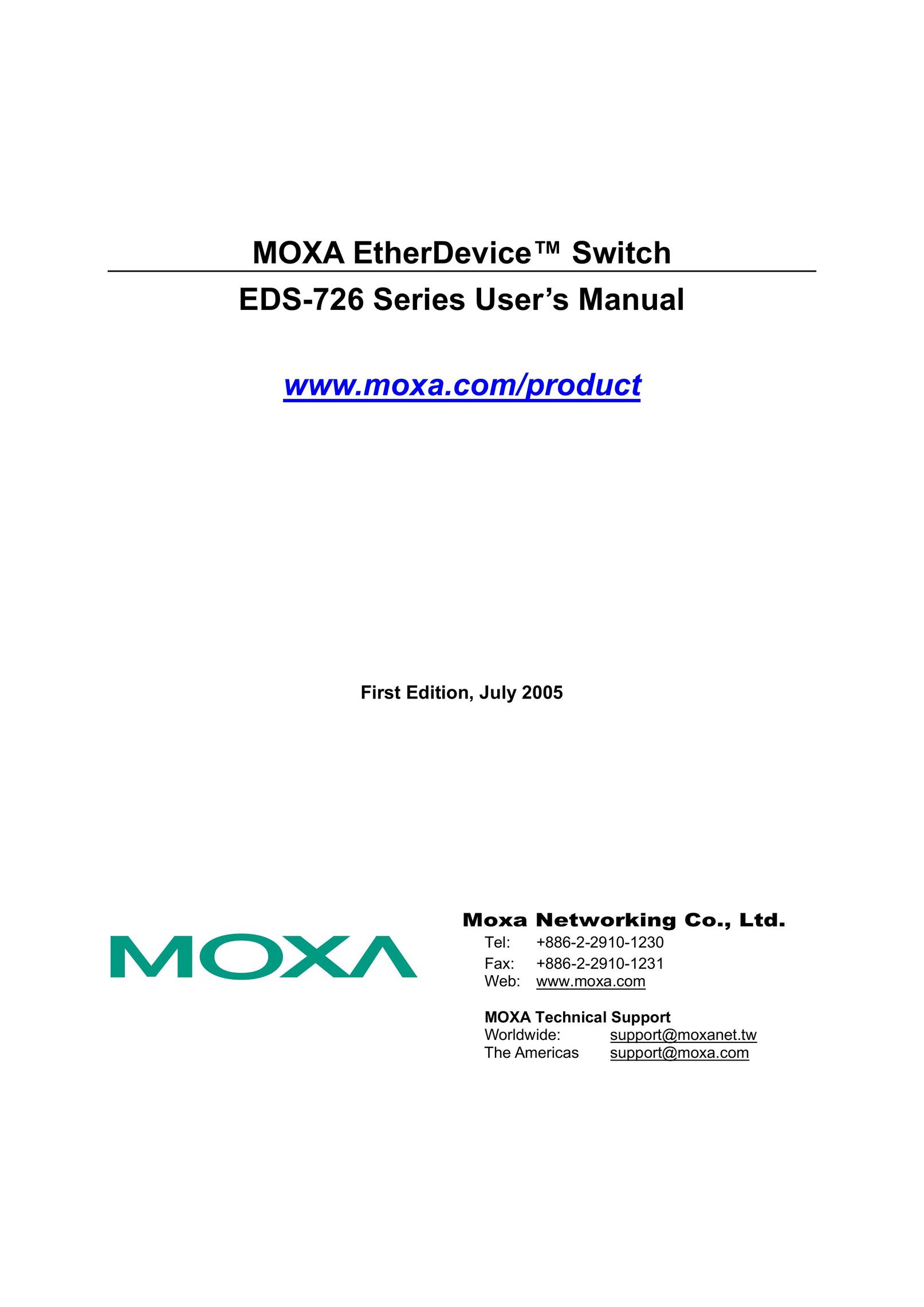 Moxa Technologies EDS-726 Switch User Manual