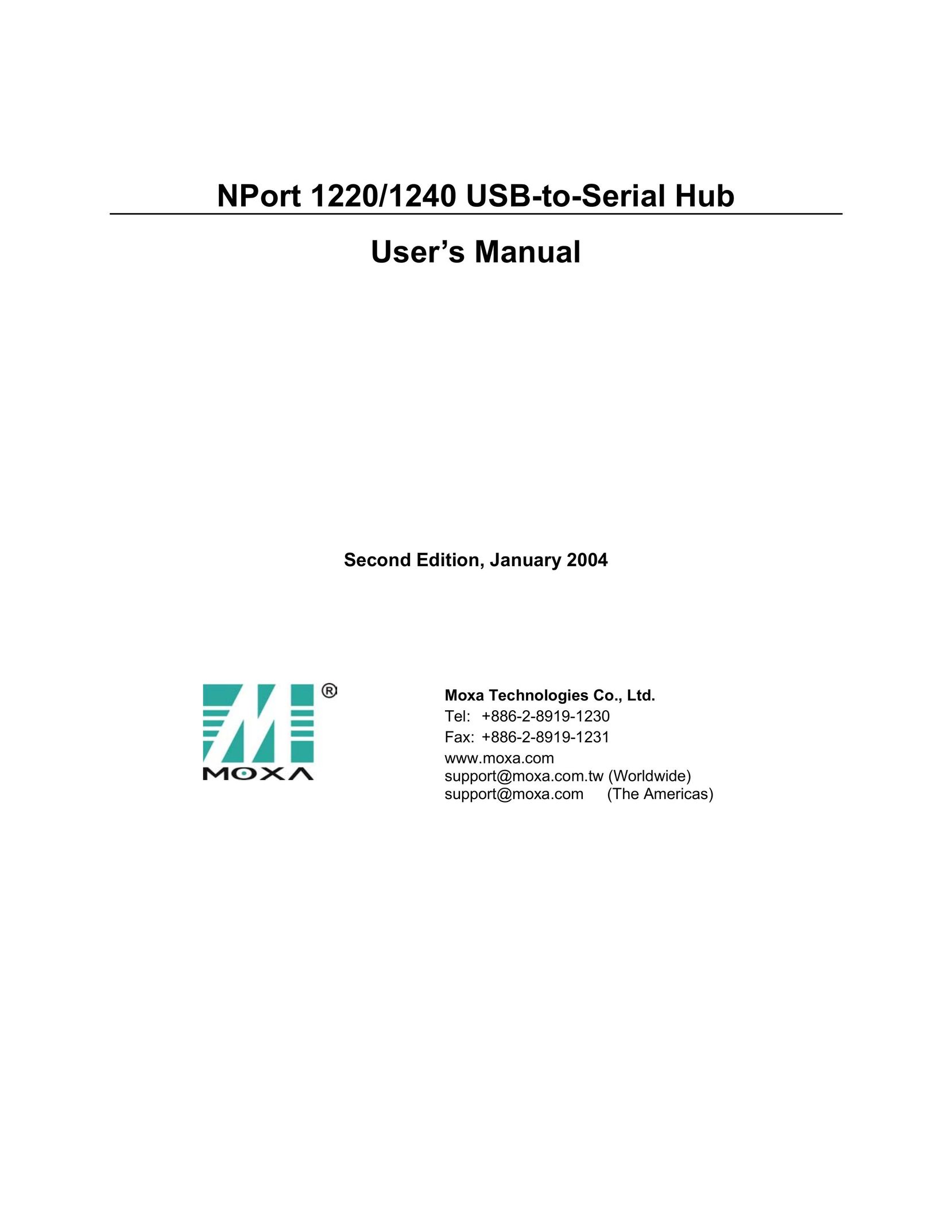 Moxa Technologies NPort 1220 Switch User Manual