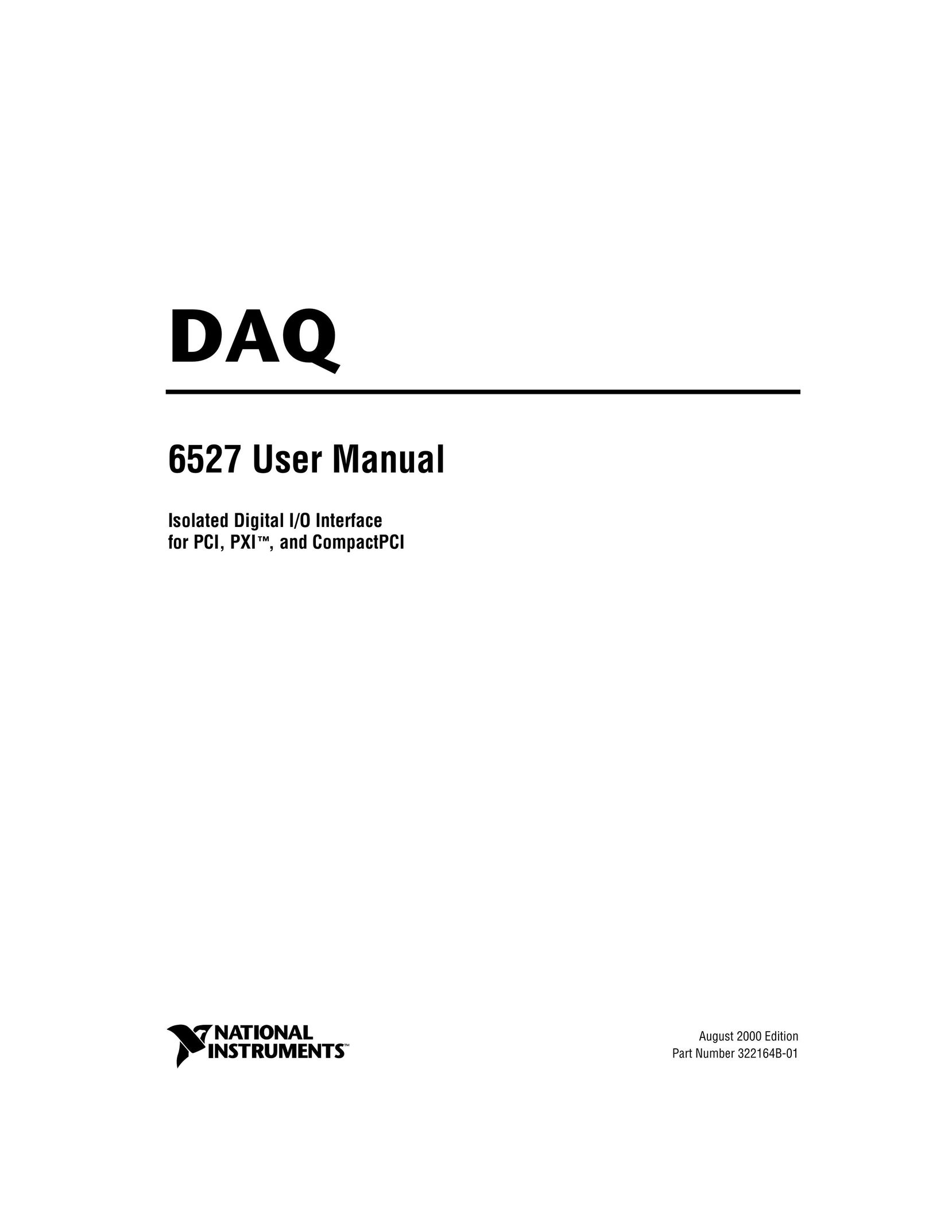 National Instruments 6527 Switch User Manual