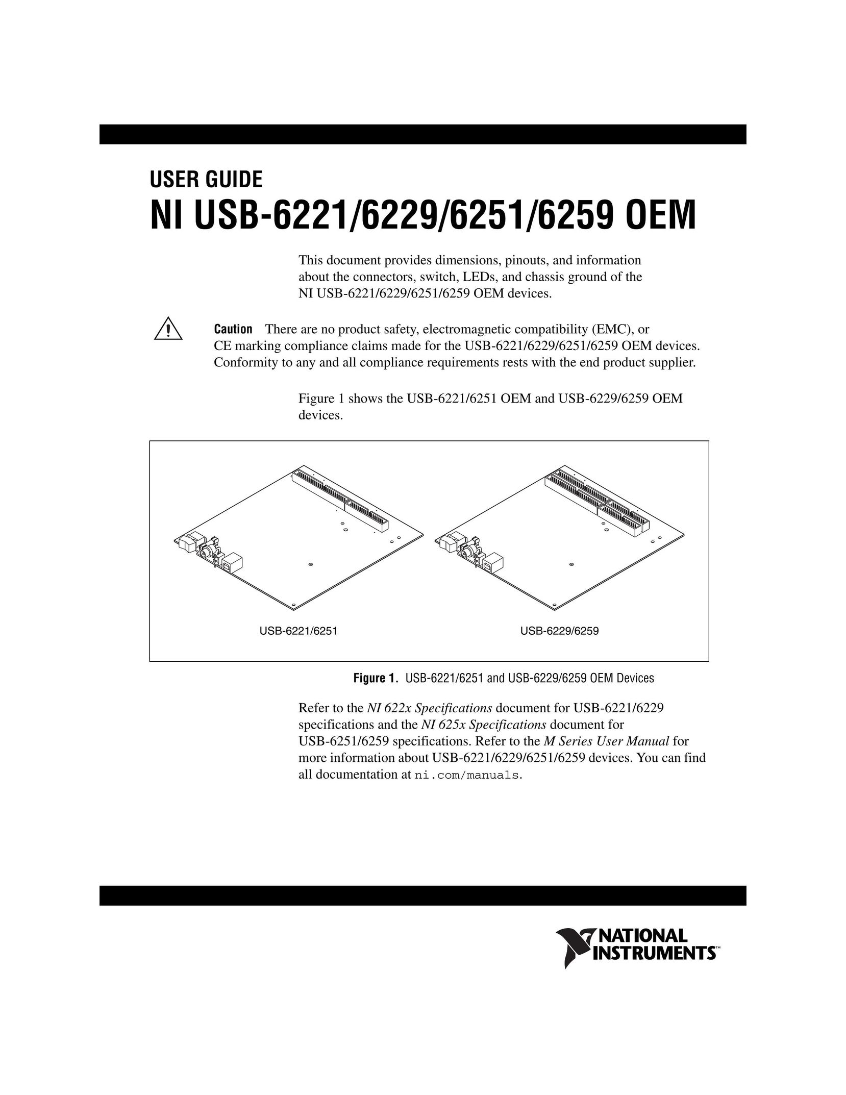 National Instruments NI USB-6259 Switch User Manual