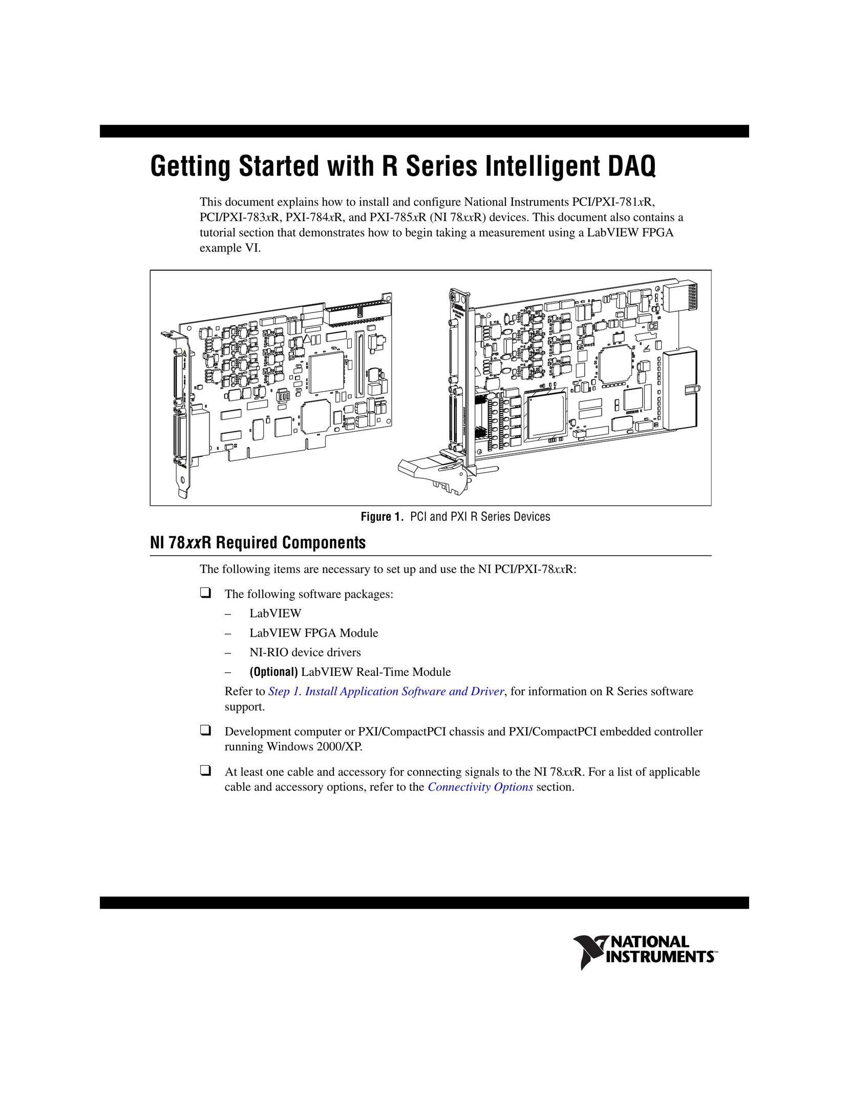 National Instruments PXI-784xR Switch User Manual