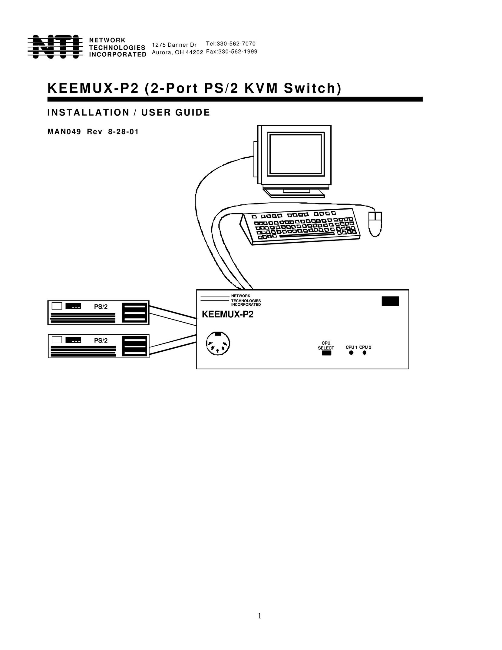 Network Technologies MAN049 Switch User Manual
