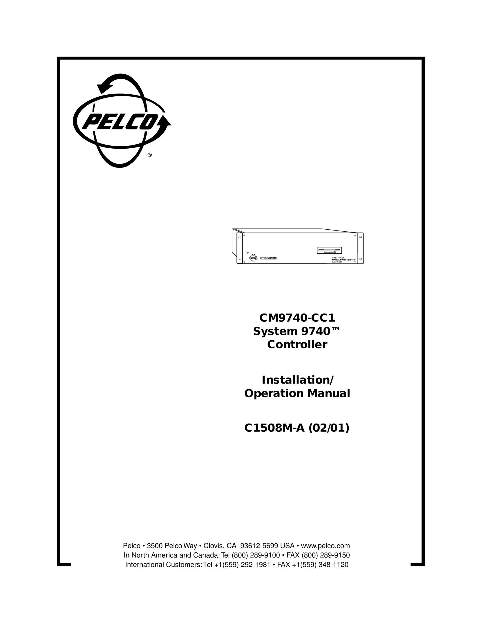 Pelco CM9740-CC1 Switch User Manual
