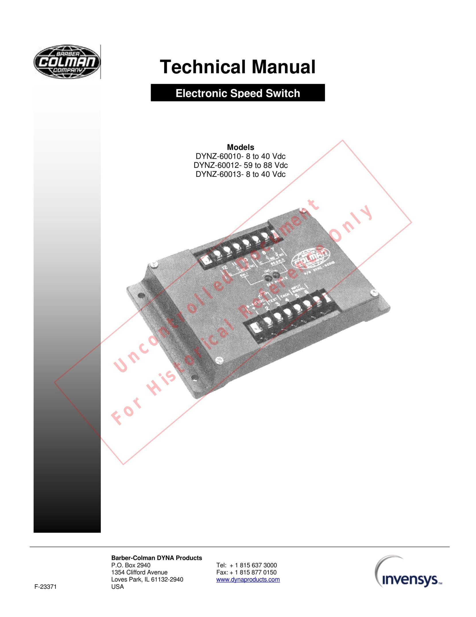 Plantronics DYNZ-600 Series Switch User Manual