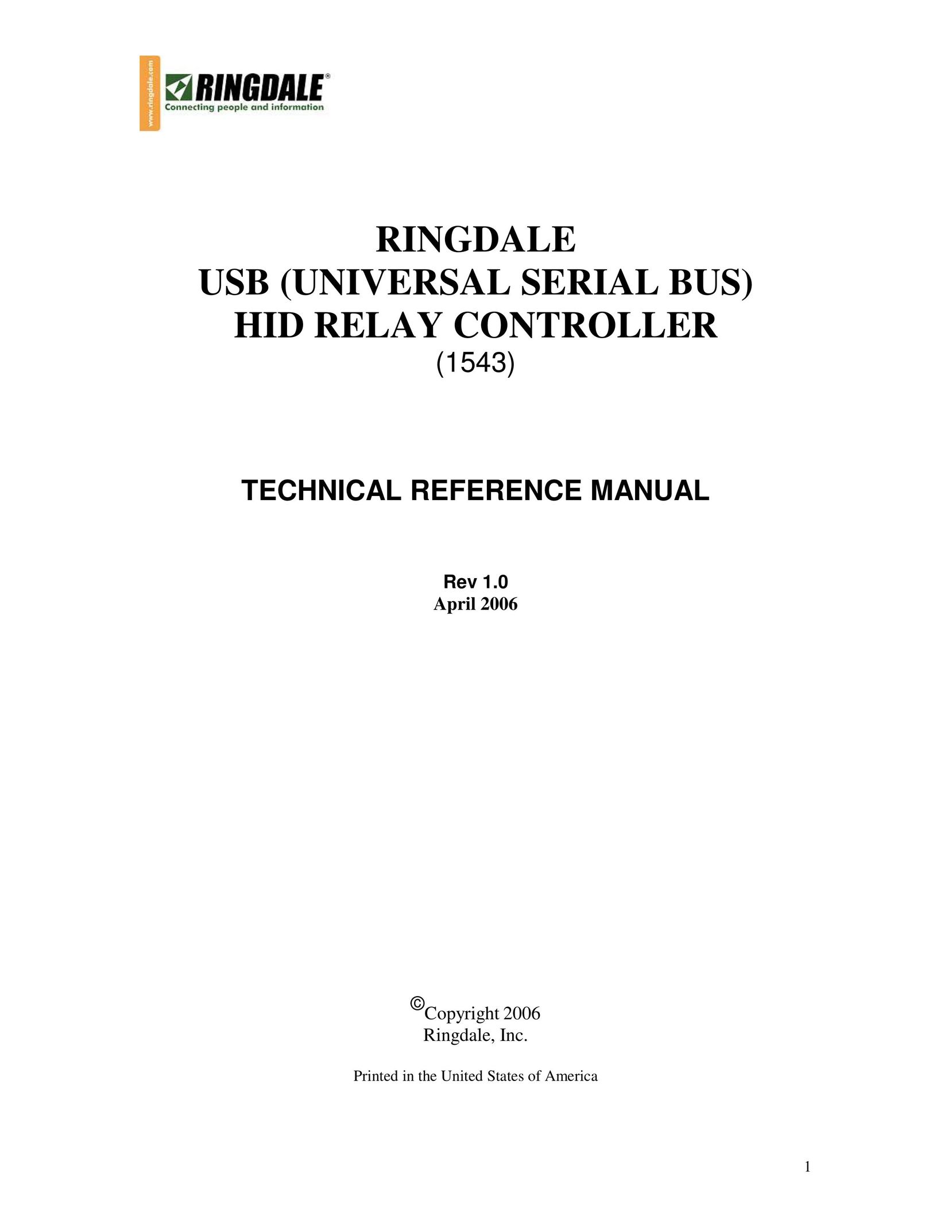 Ringdale 1543 Switch User Manual