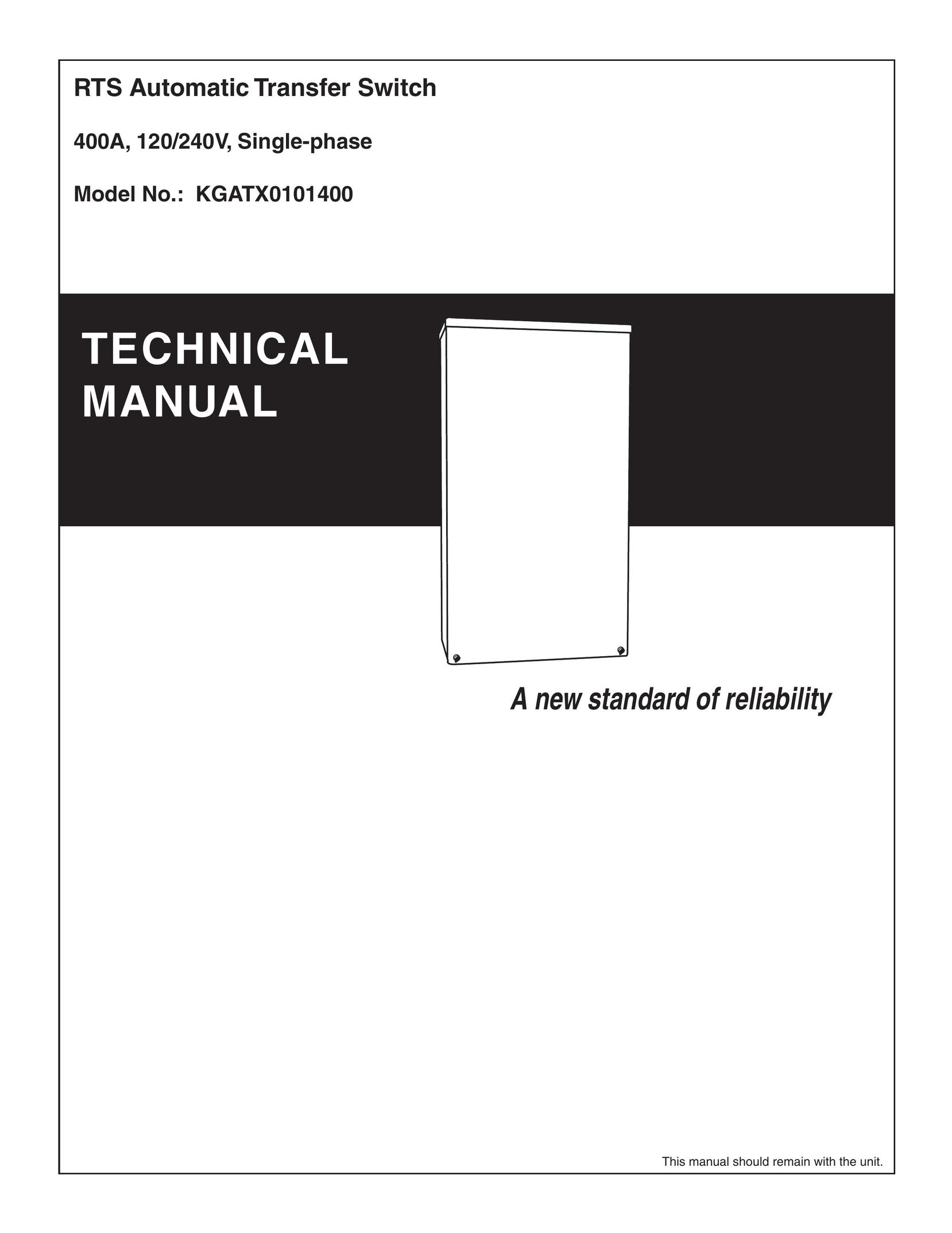 RTS KGATX0101400 Switch User Manual