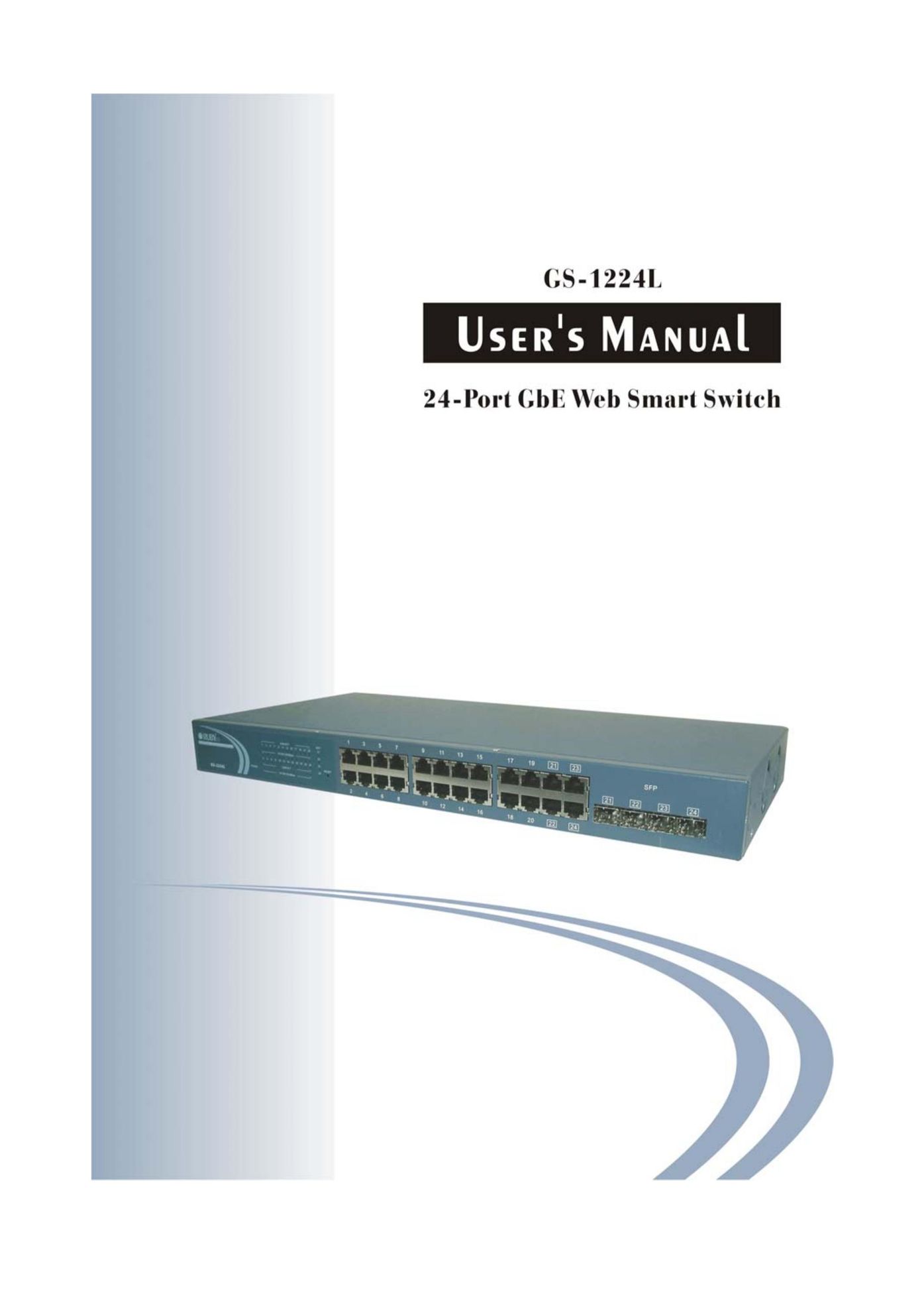 Ruby Tech GS-1224L Switch User Manual